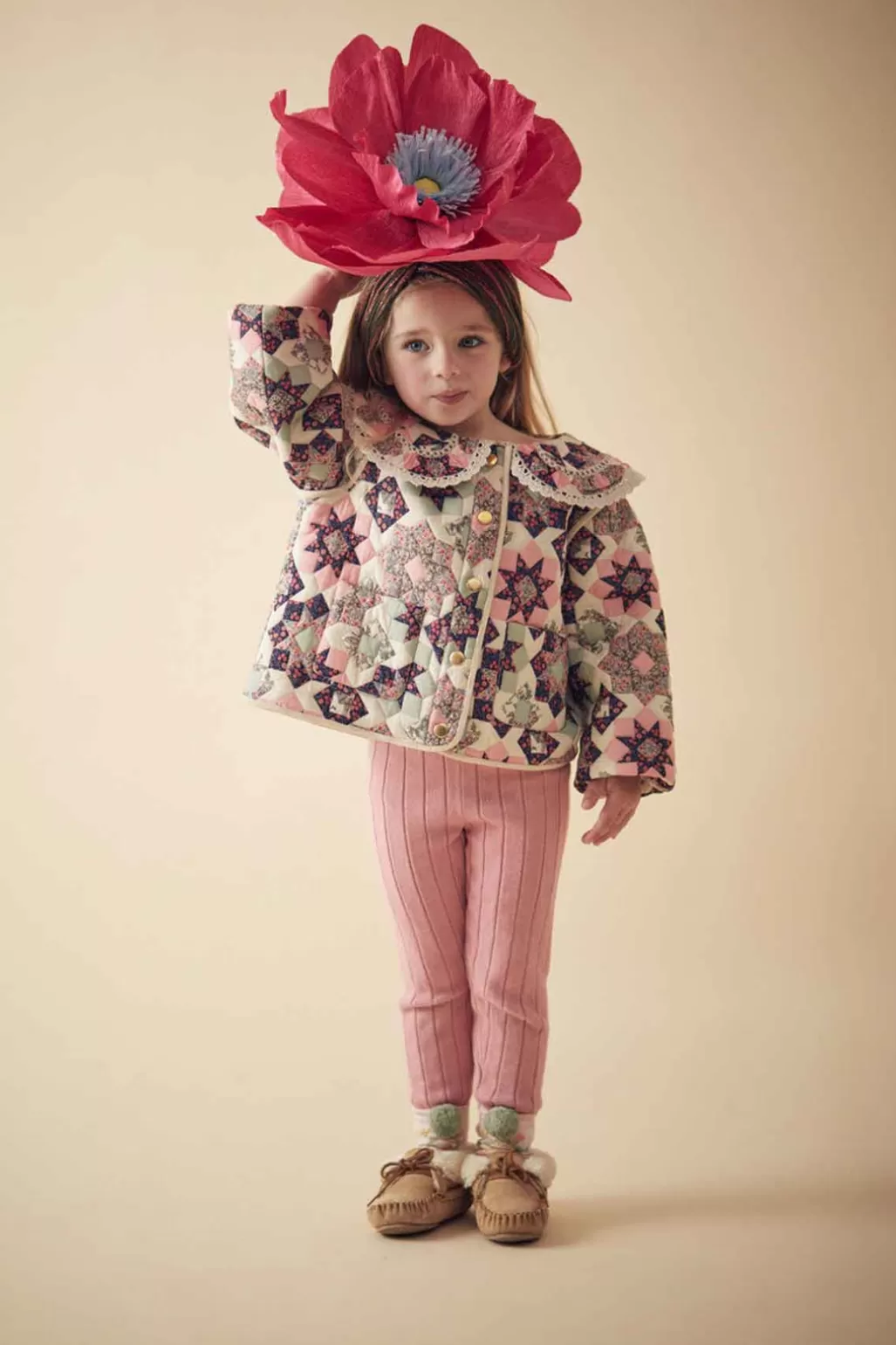 Louise Misha Bandeau Julie Khaki Copper Stripes Online