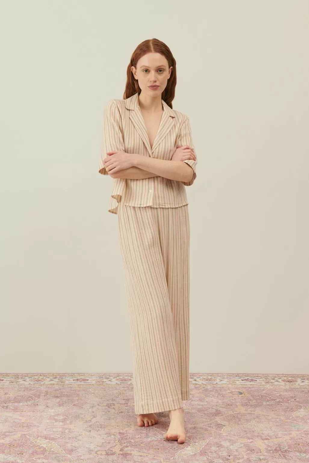 Louise Misha Bas De Pyjama Melycia Multico Stripes Online