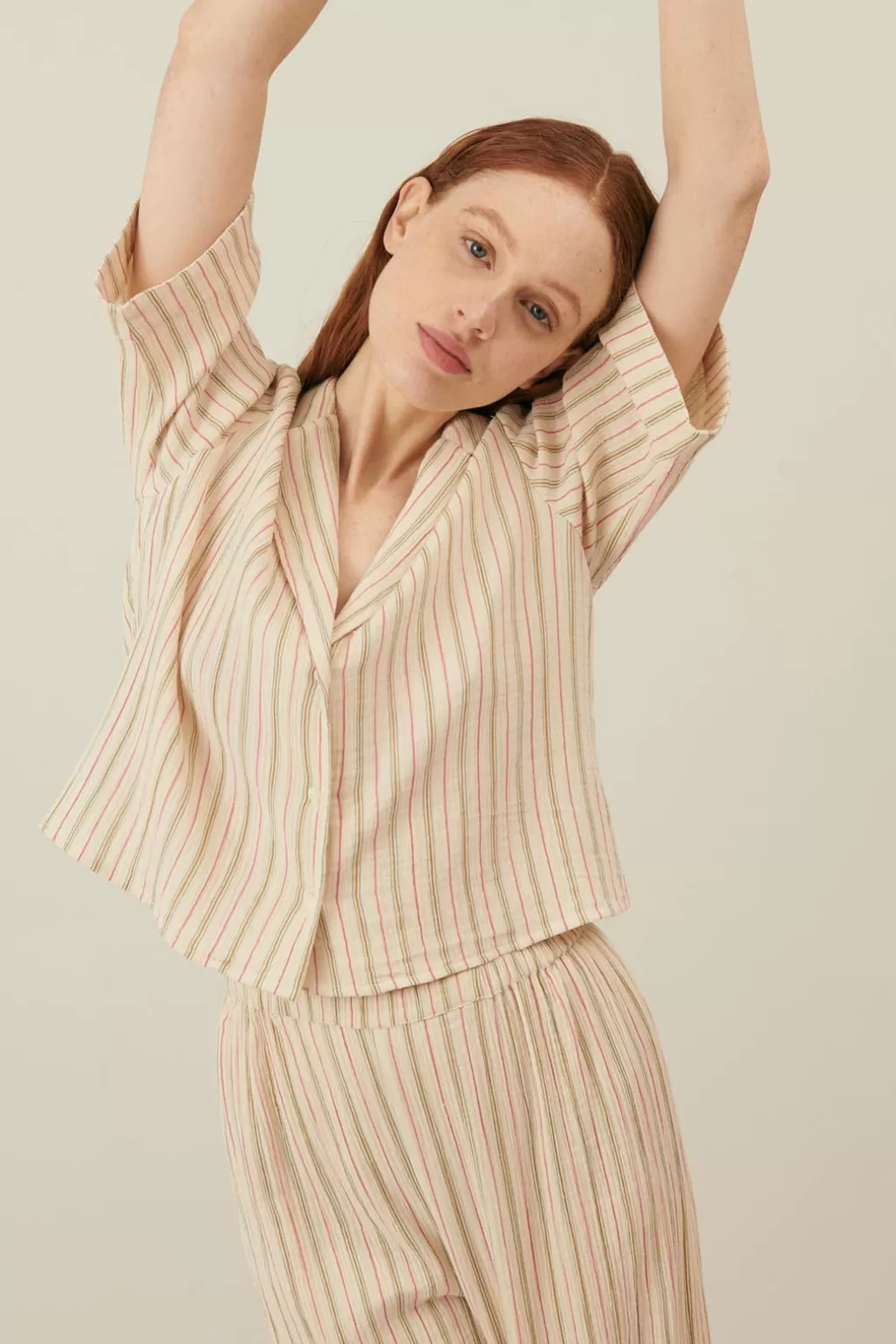 Louise Misha Bas De Pyjama Melycia Multico Stripes Online