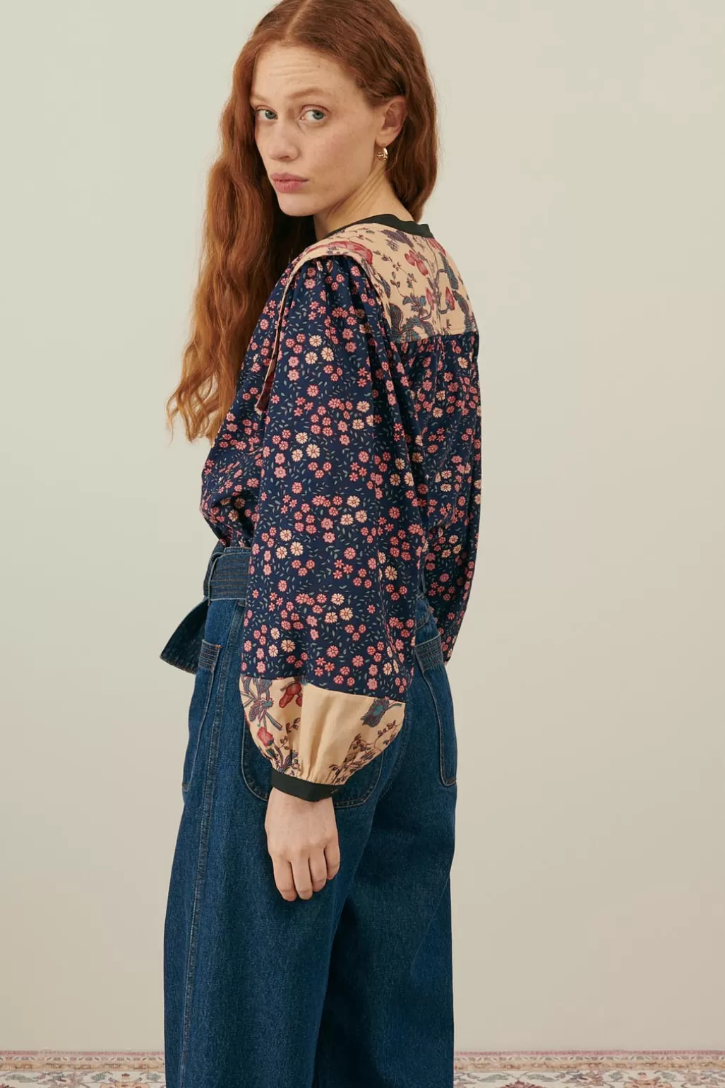 Louise Misha Blouse Jane Midstargar-cream Pop Shop