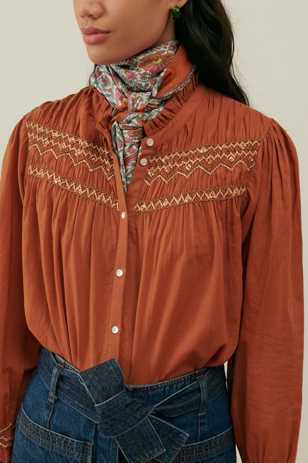 Louise Misha Blouse Louisa Nuts Online