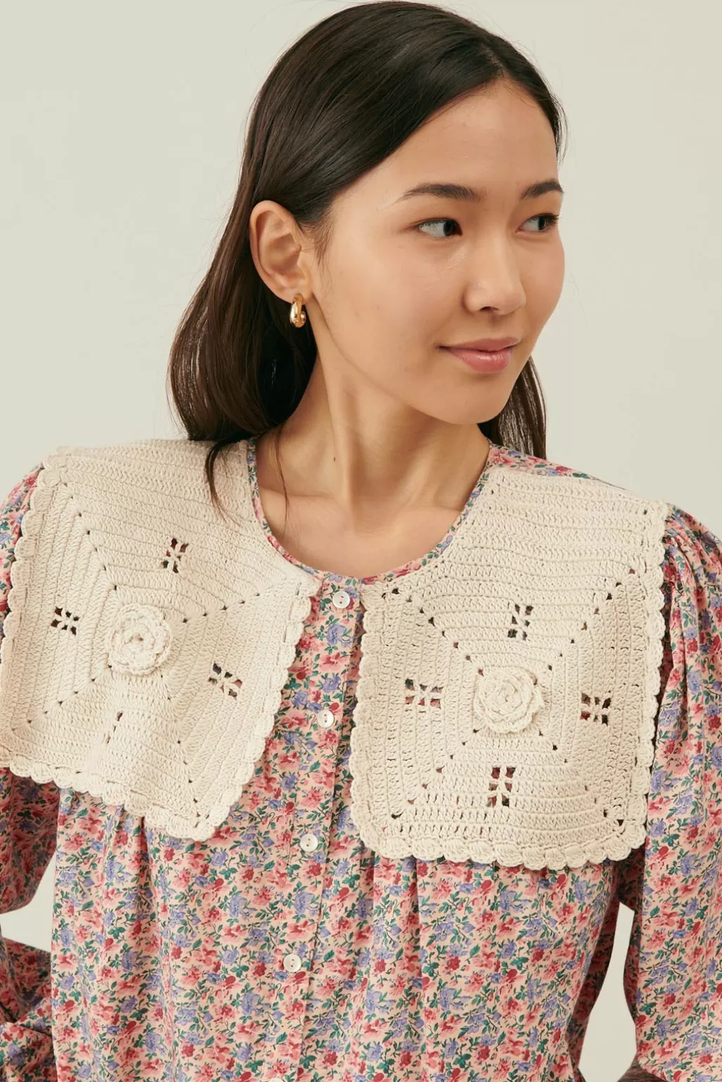Louise Misha Blouse Vicky Blush Floral World Cheap