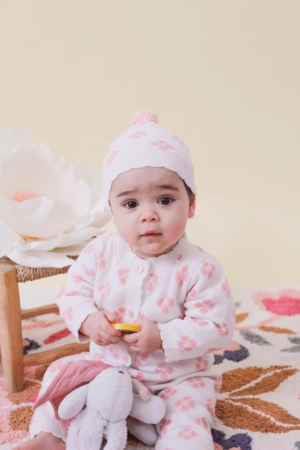 Louise Misha Bonnet Alaska Floral Jacquard Shop