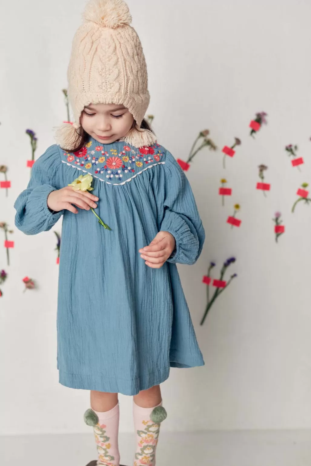 Louise Misha Bonnet Isoline Blush Fashion