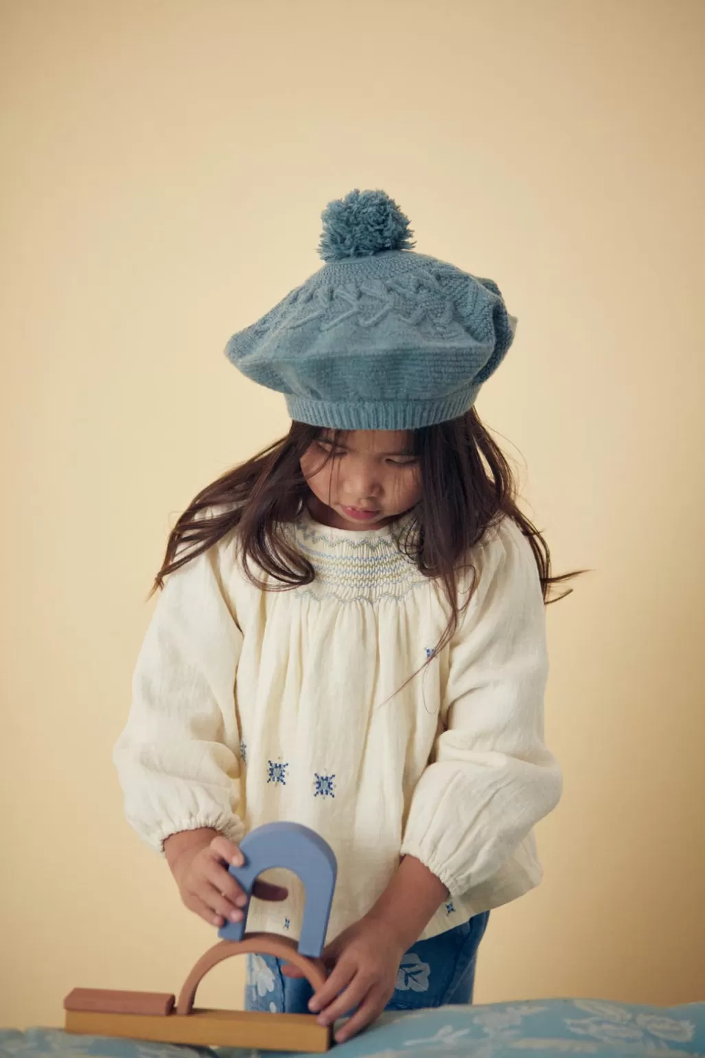 Louise Misha Bonnet Ophelia Stone Blue Shop