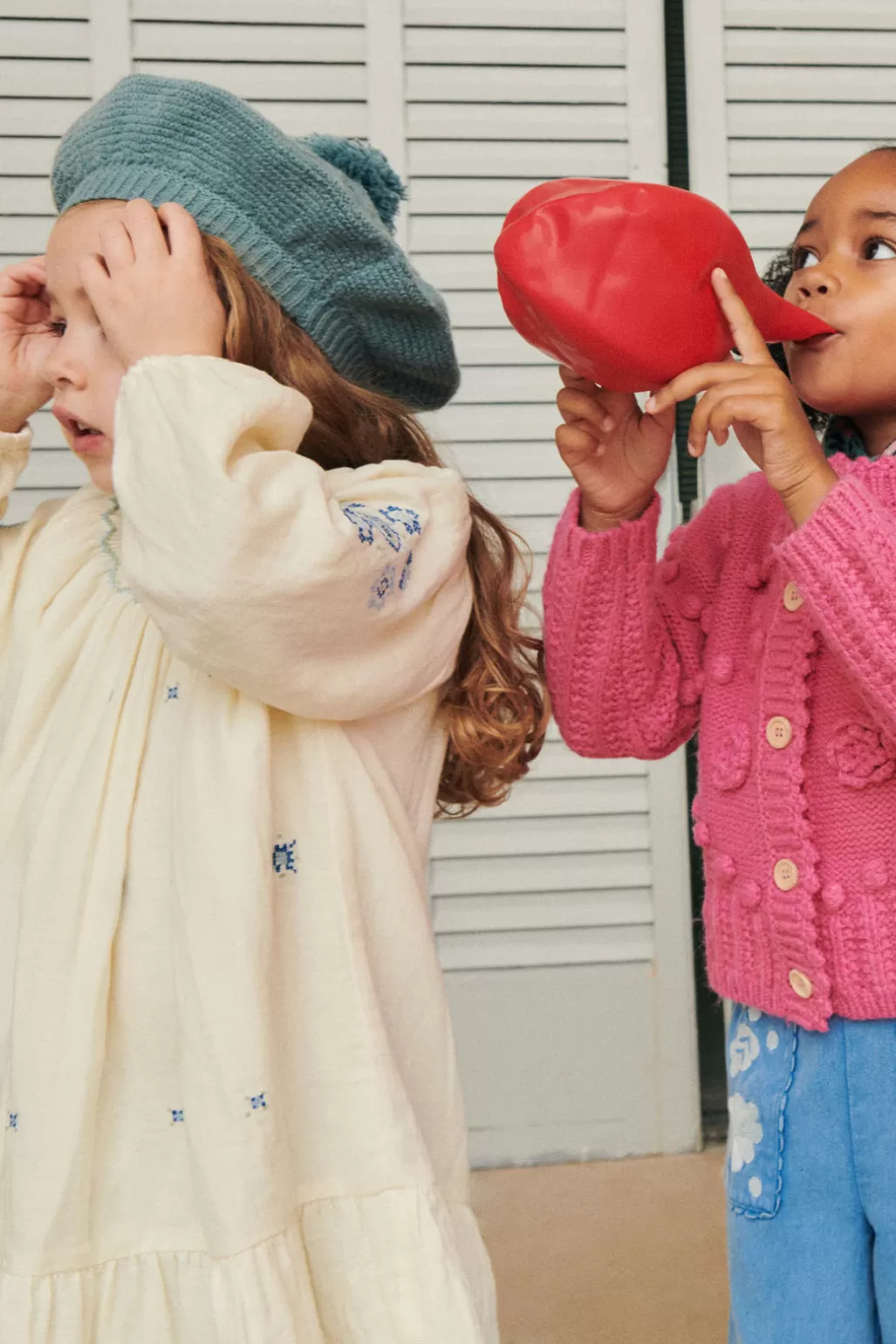 Louise Misha Bonnet Ophelia Stone Blue Shop