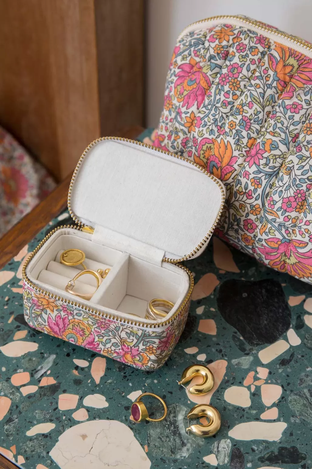 Louise Misha Boîte à Bijoux Soumaya Ivory Winter Garden Discount