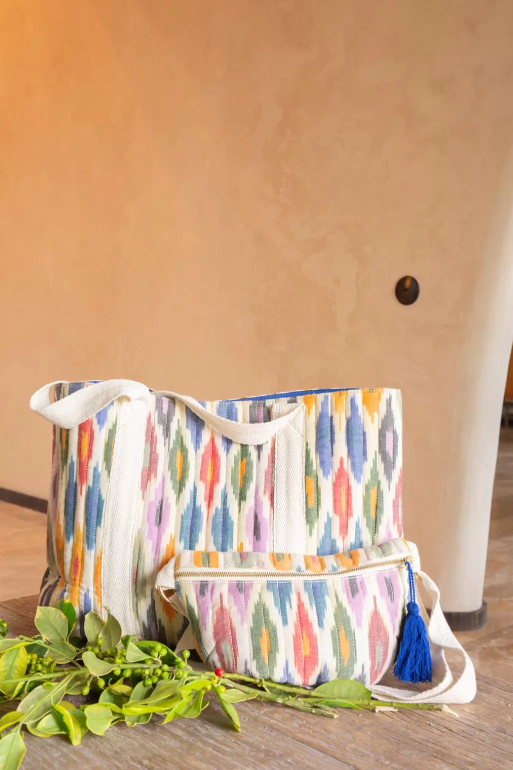 Louise Misha Cabas Thais Rainbow Ikat Multico Sale