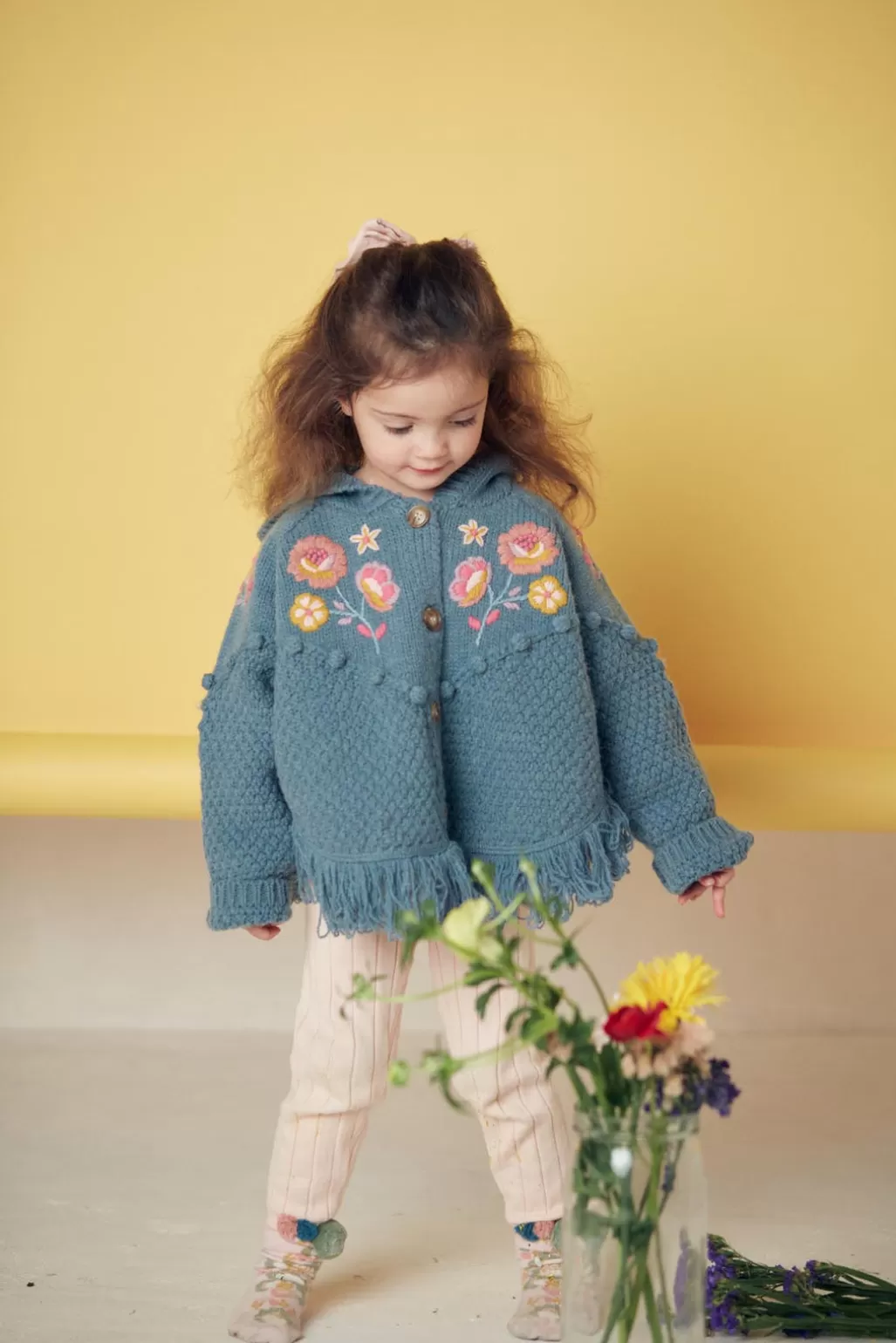Louise Misha Cape Clara Stone Blue Store