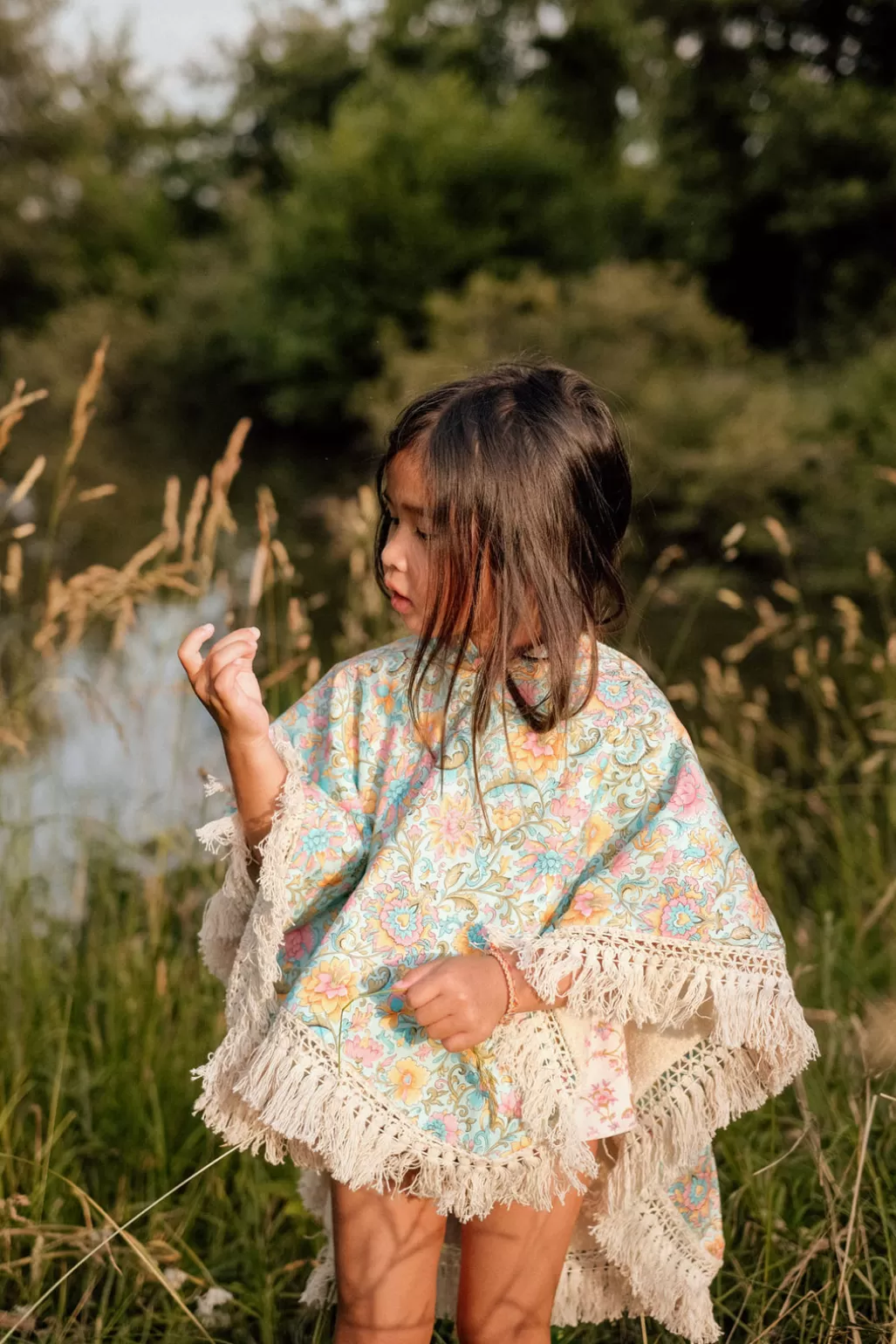 Louise Misha Cape De Bain Mael Water River Flowers Outlet