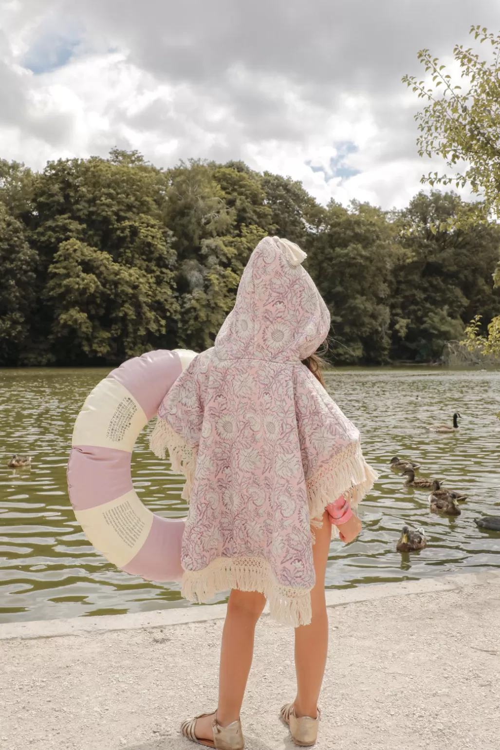 Louise Misha Cape De Bain Mael Pink Daisy Garden Best
