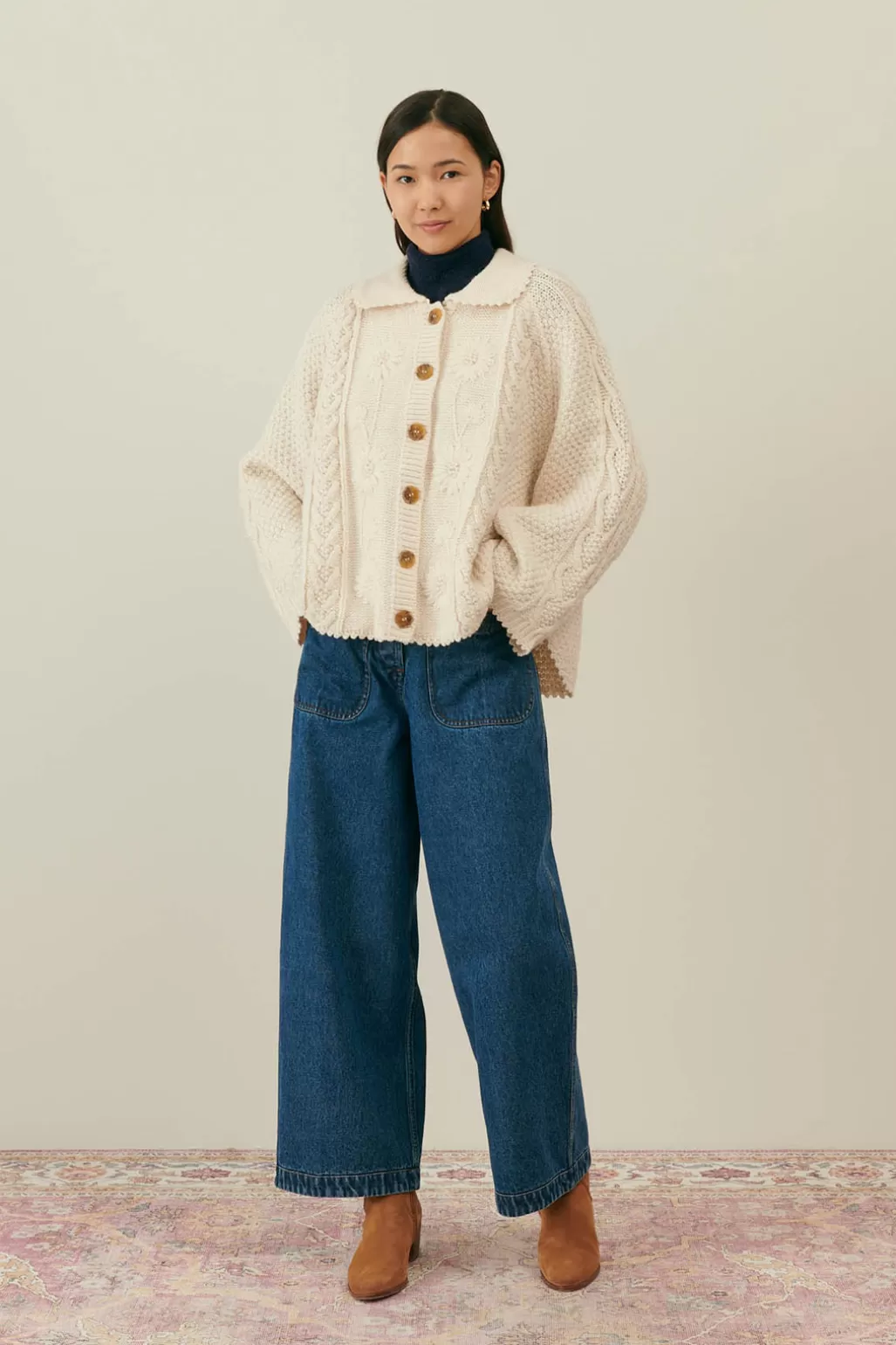 Louise Misha Cape Khellane Cream Clearance