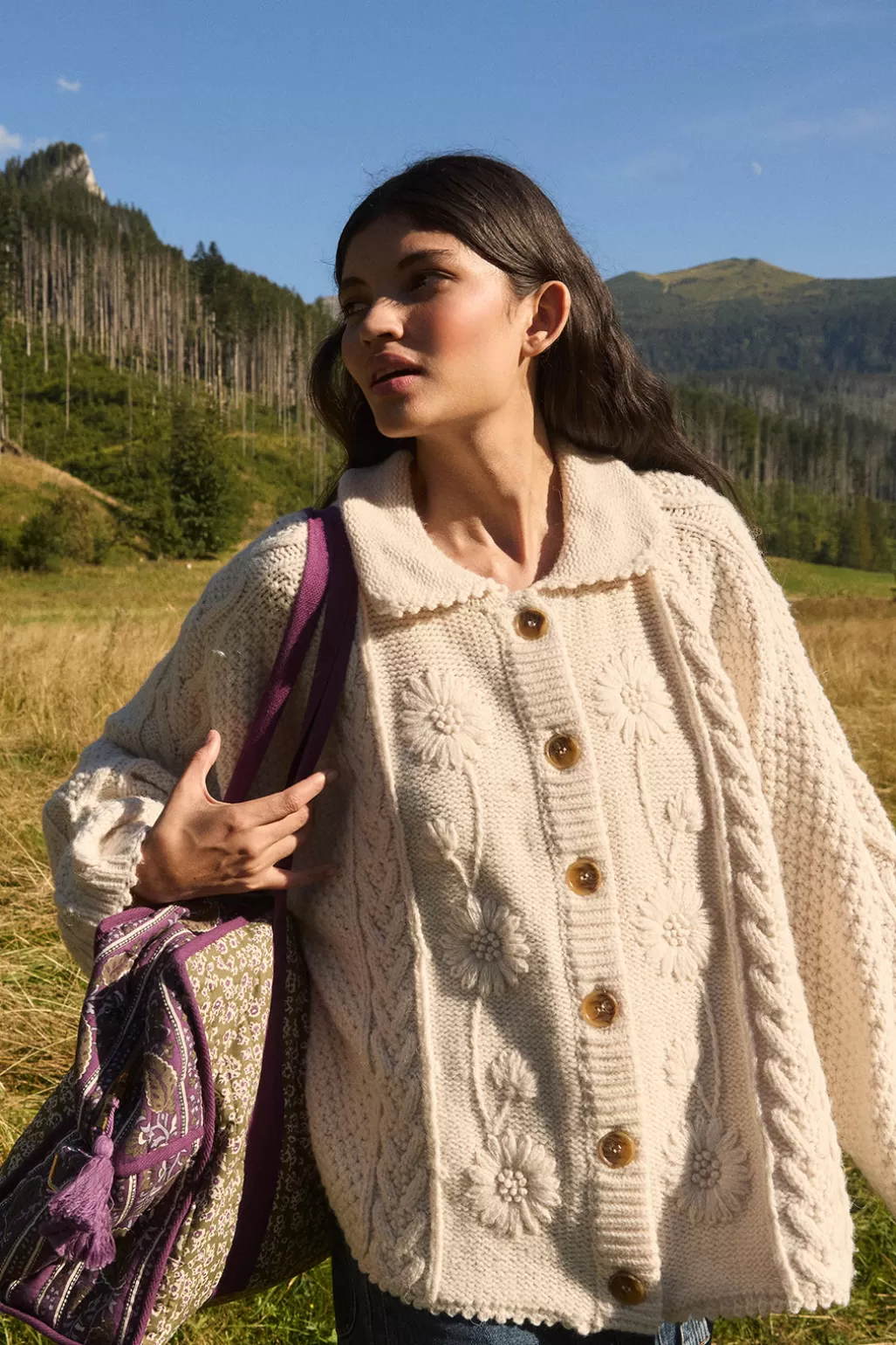 Louise Misha Cape Khellane Cream Clearance