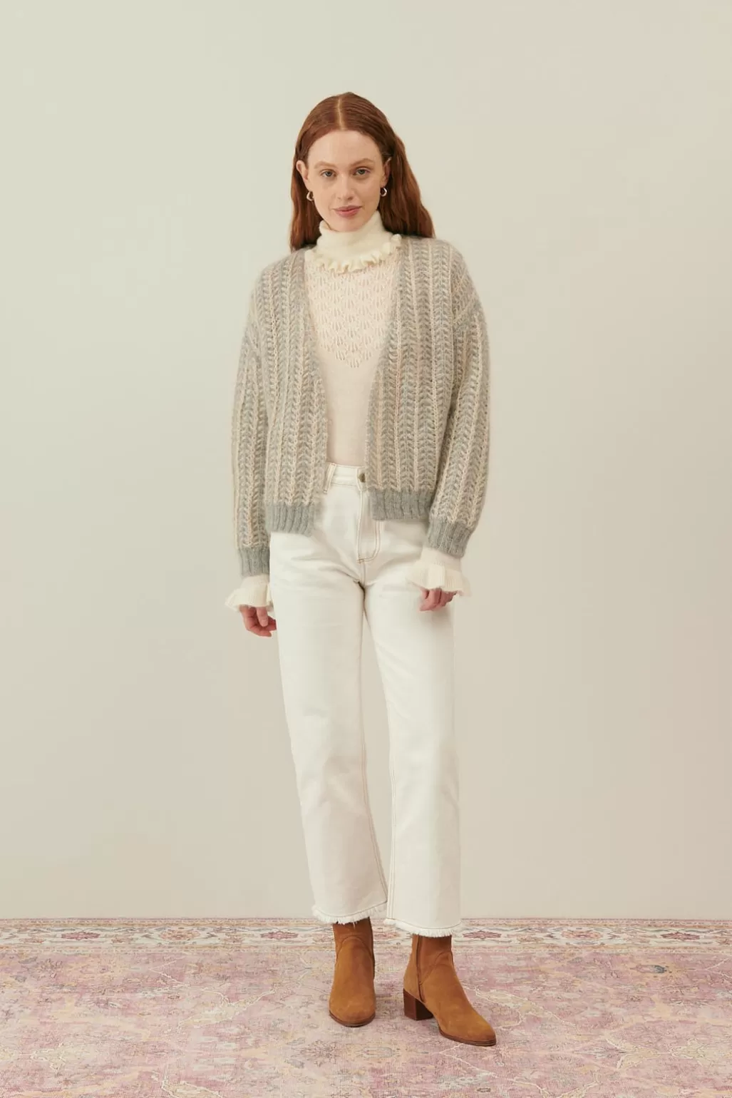 Louise Misha Cardigan Lornella Grey Shop