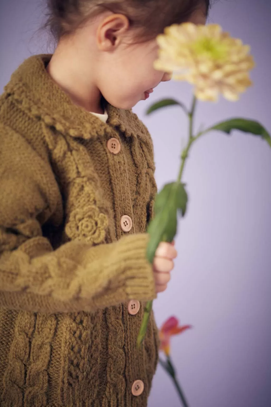 Louise Misha Cardigan Louny Khaki Outlet