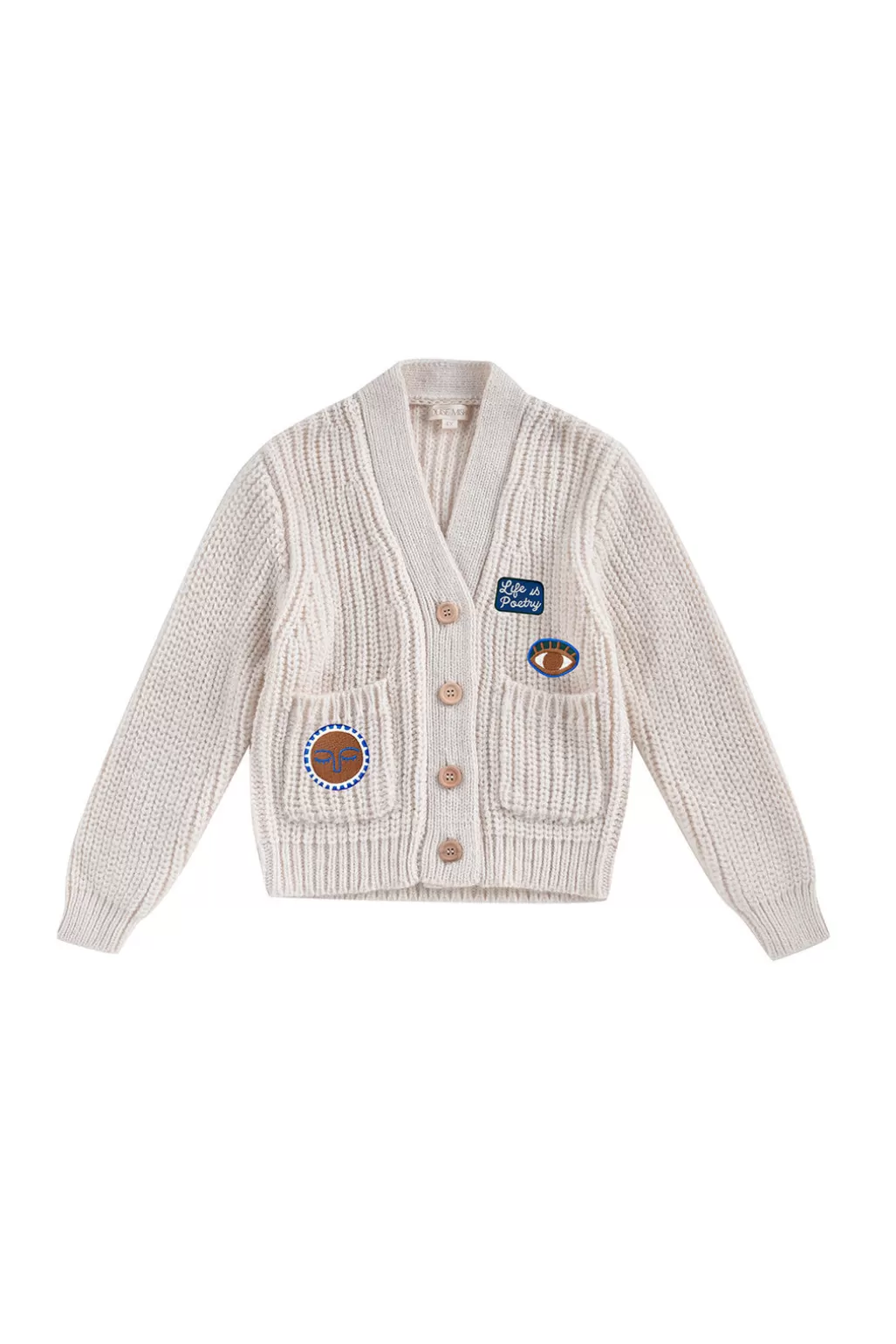 Louise Misha Cardigan Polo Cream Shop