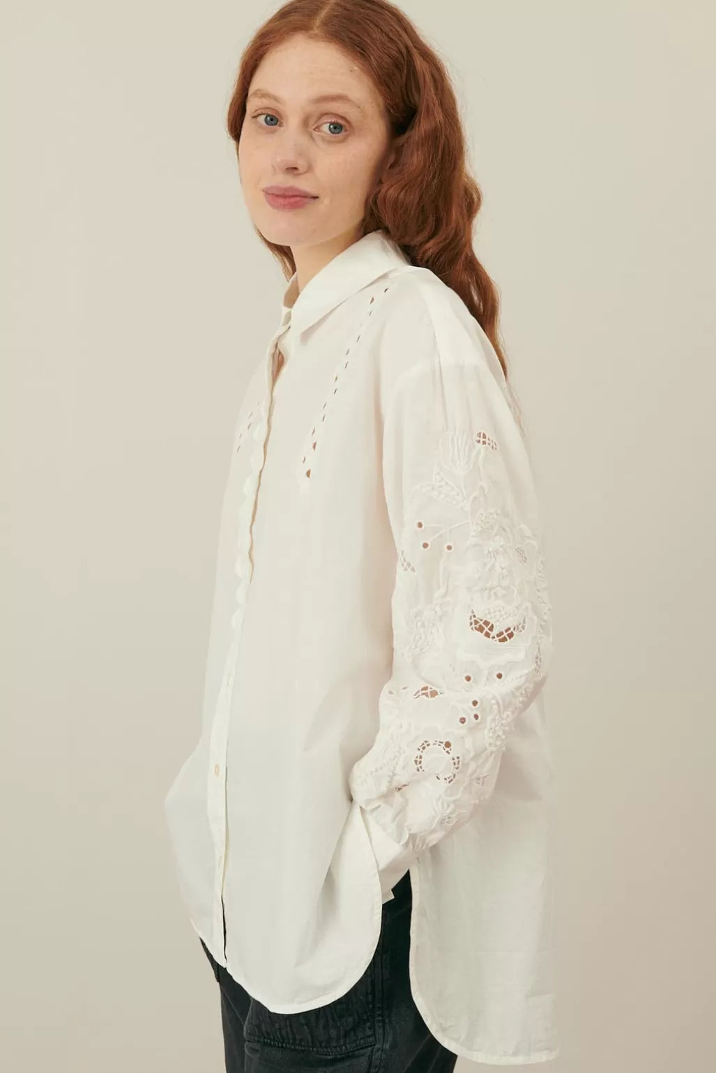 Louise Misha Chemise Rupi Off White Flash Sale