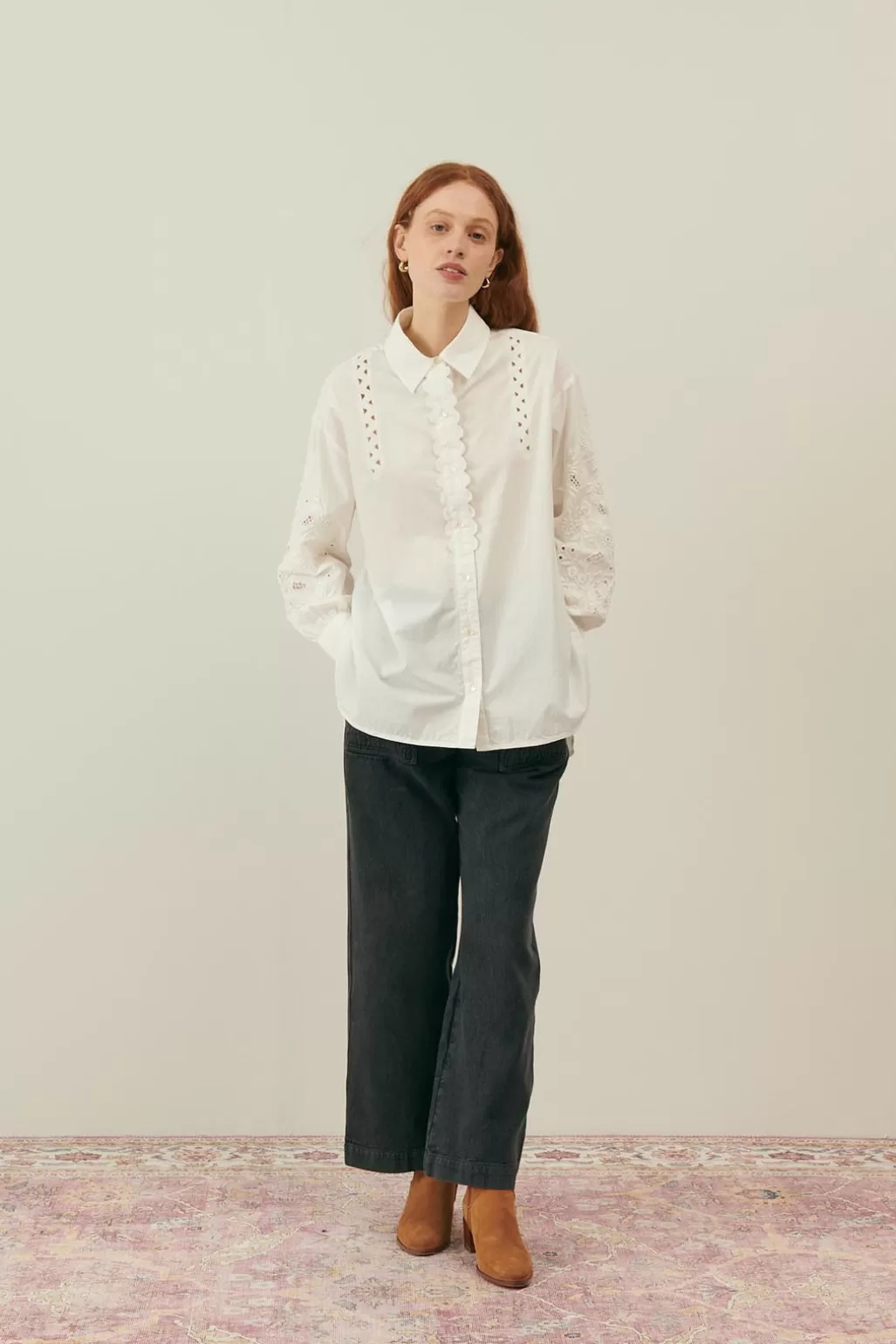 Louise Misha Chemise Rupi Off White Flash Sale