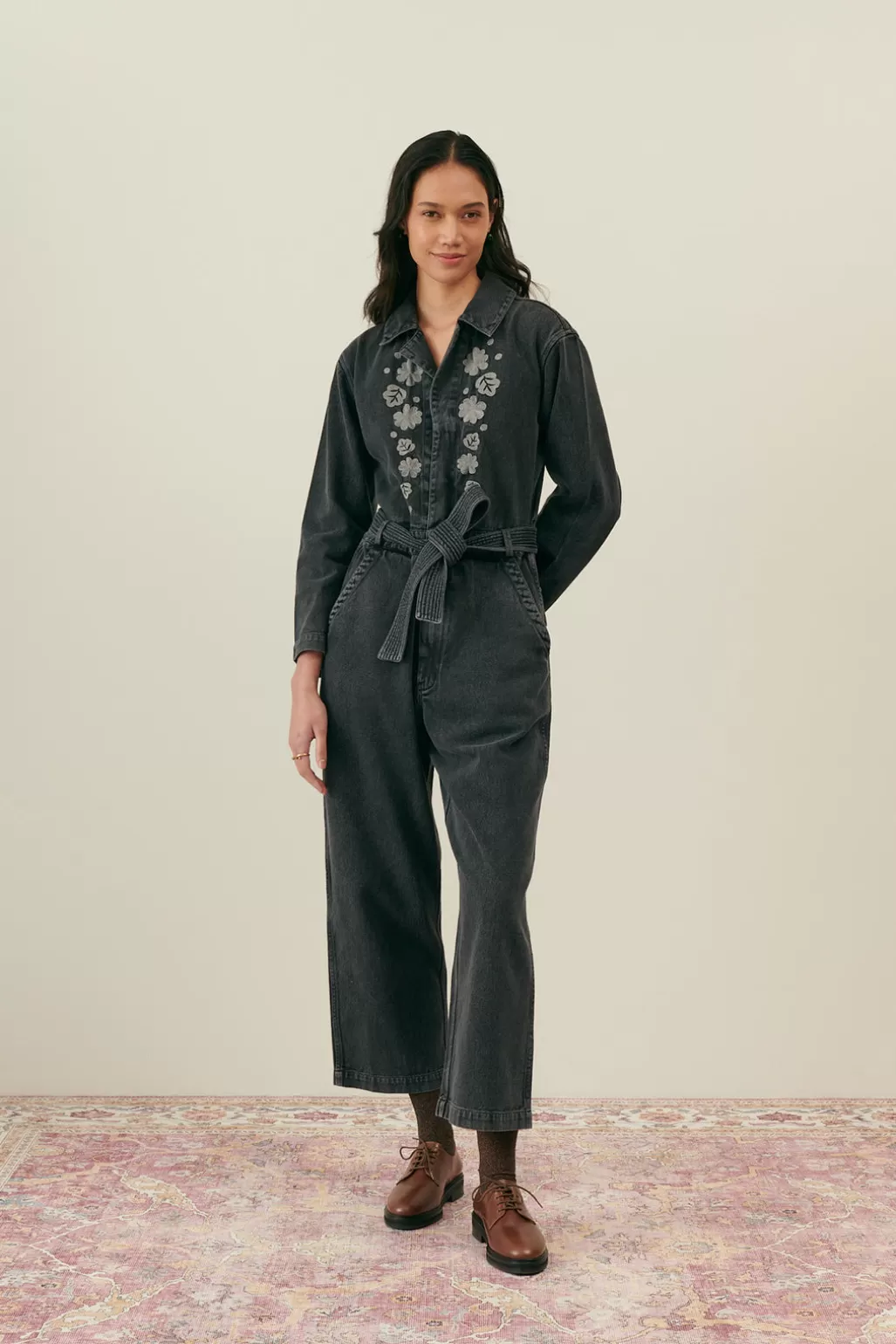 Louise Misha Combinaison Sylvyne Charcoal Best Sale