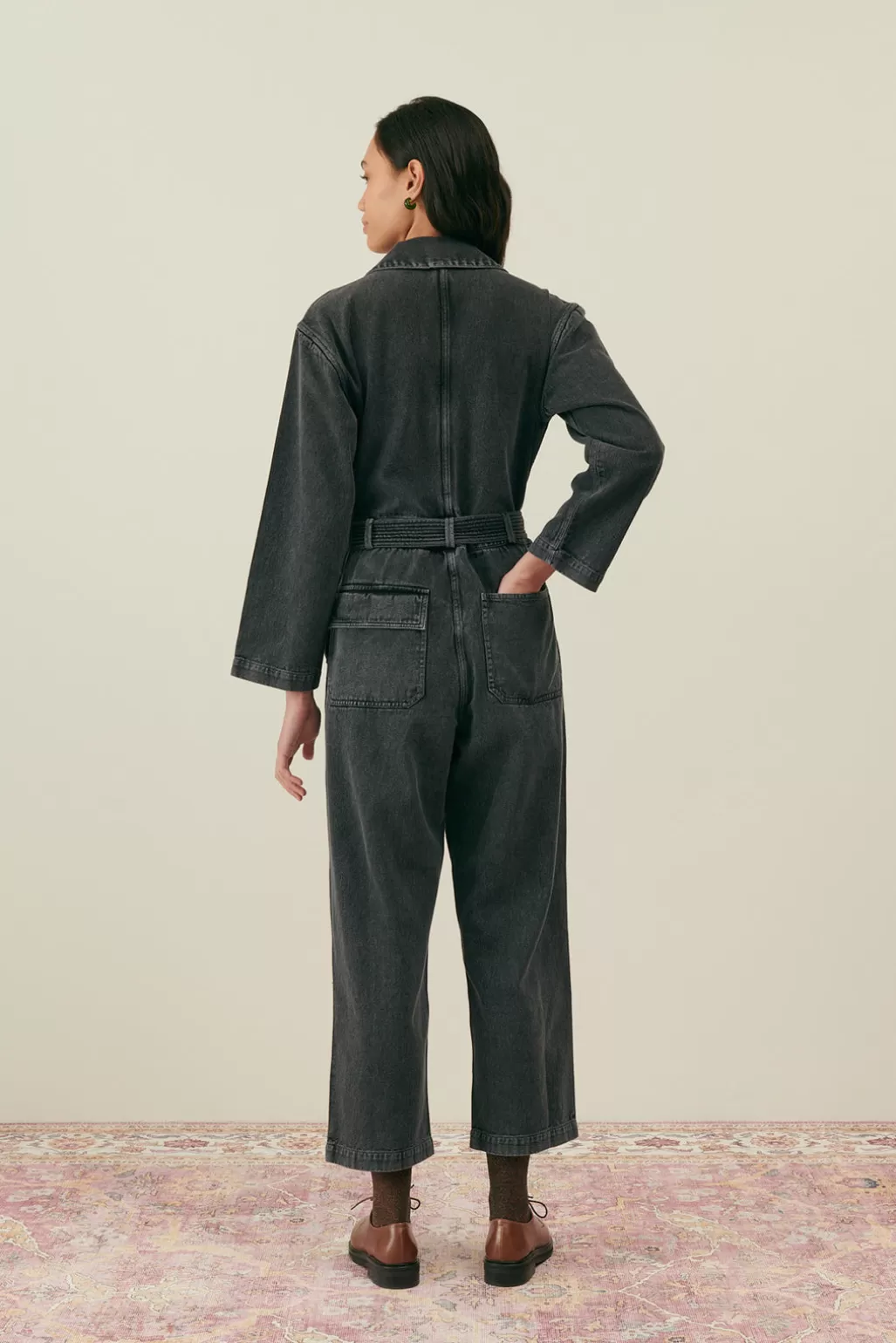 Louise Misha Combinaison Sylvyne Charcoal Best Sale