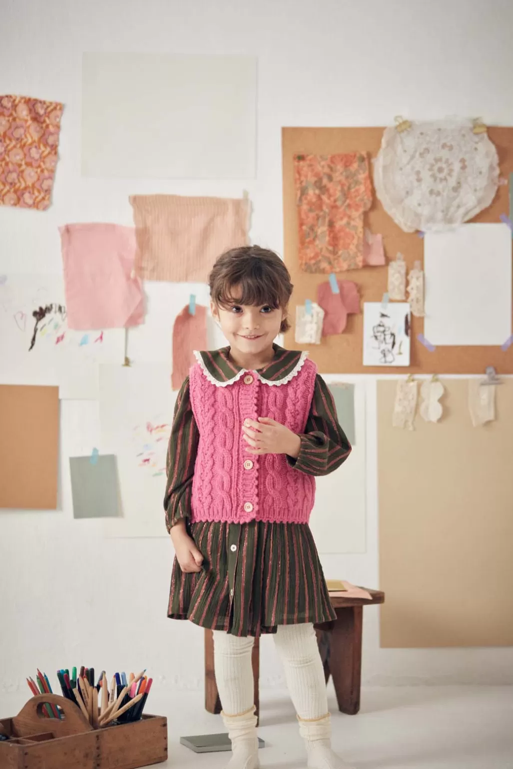 Louise Misha Gilet Sans Manches Annie Candy Pink Best