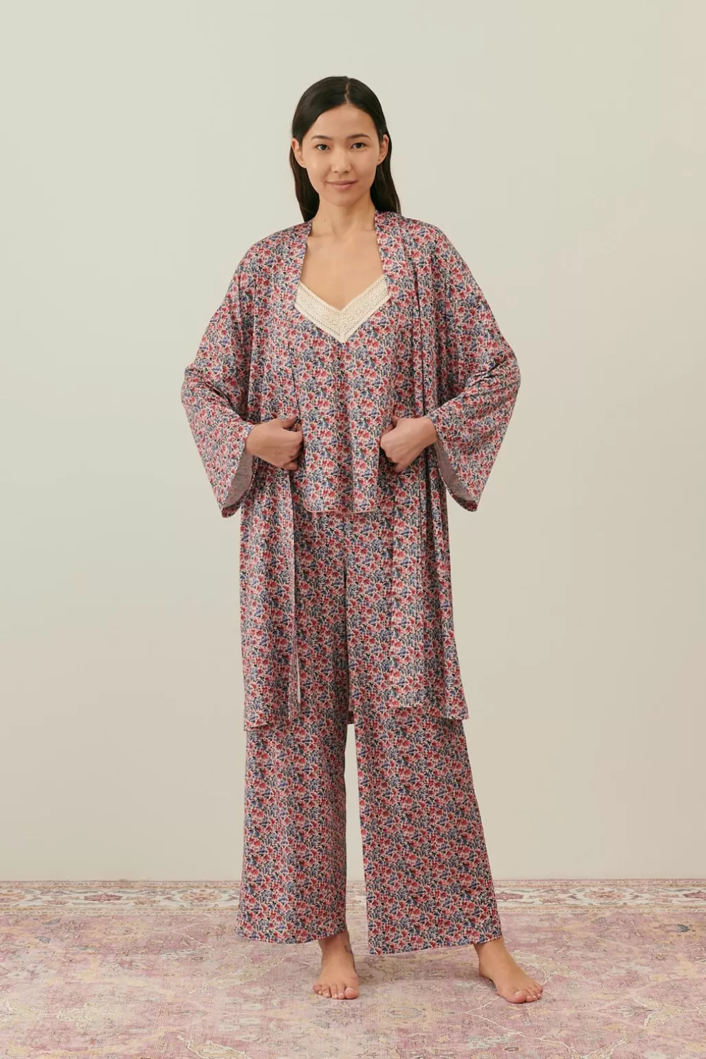Louise Misha Haut De Pyjama Charly Blush Floral World Best