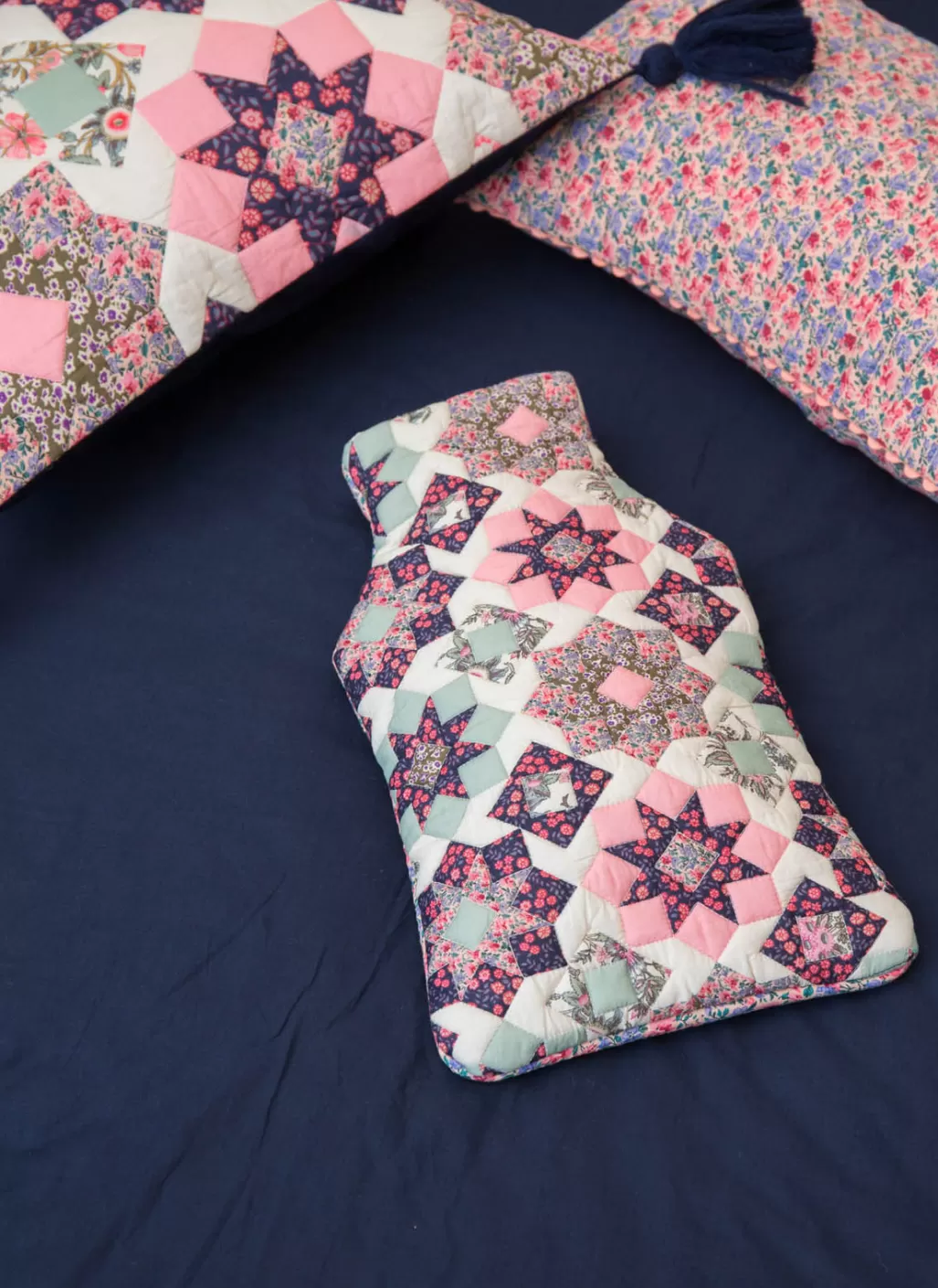 Louise Misha Housse De Bouillotte Kebe Small Star Patchwork Flash Sale