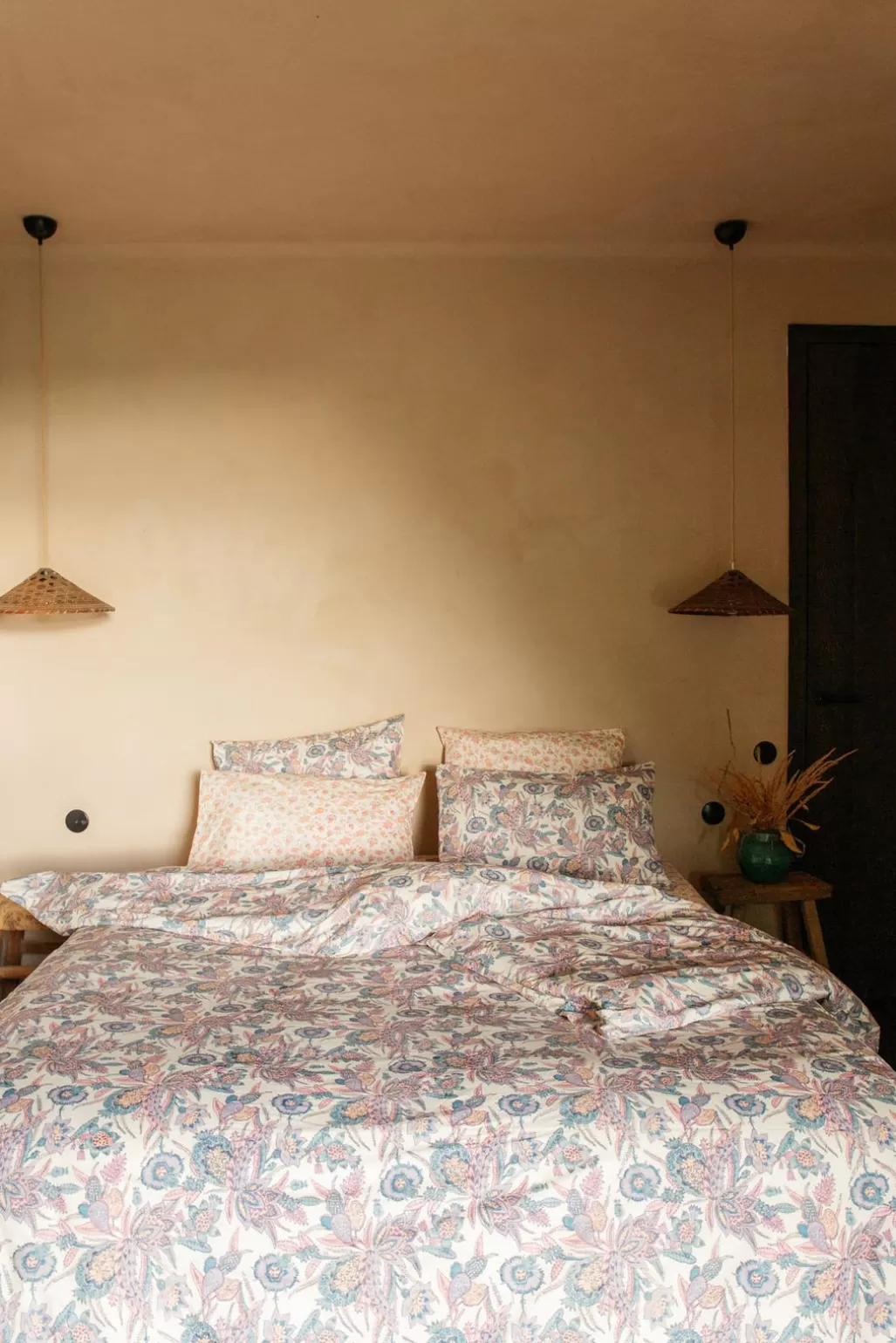 Louise Misha Housse De Couette Noemie Blue Wild Bouquet Shop