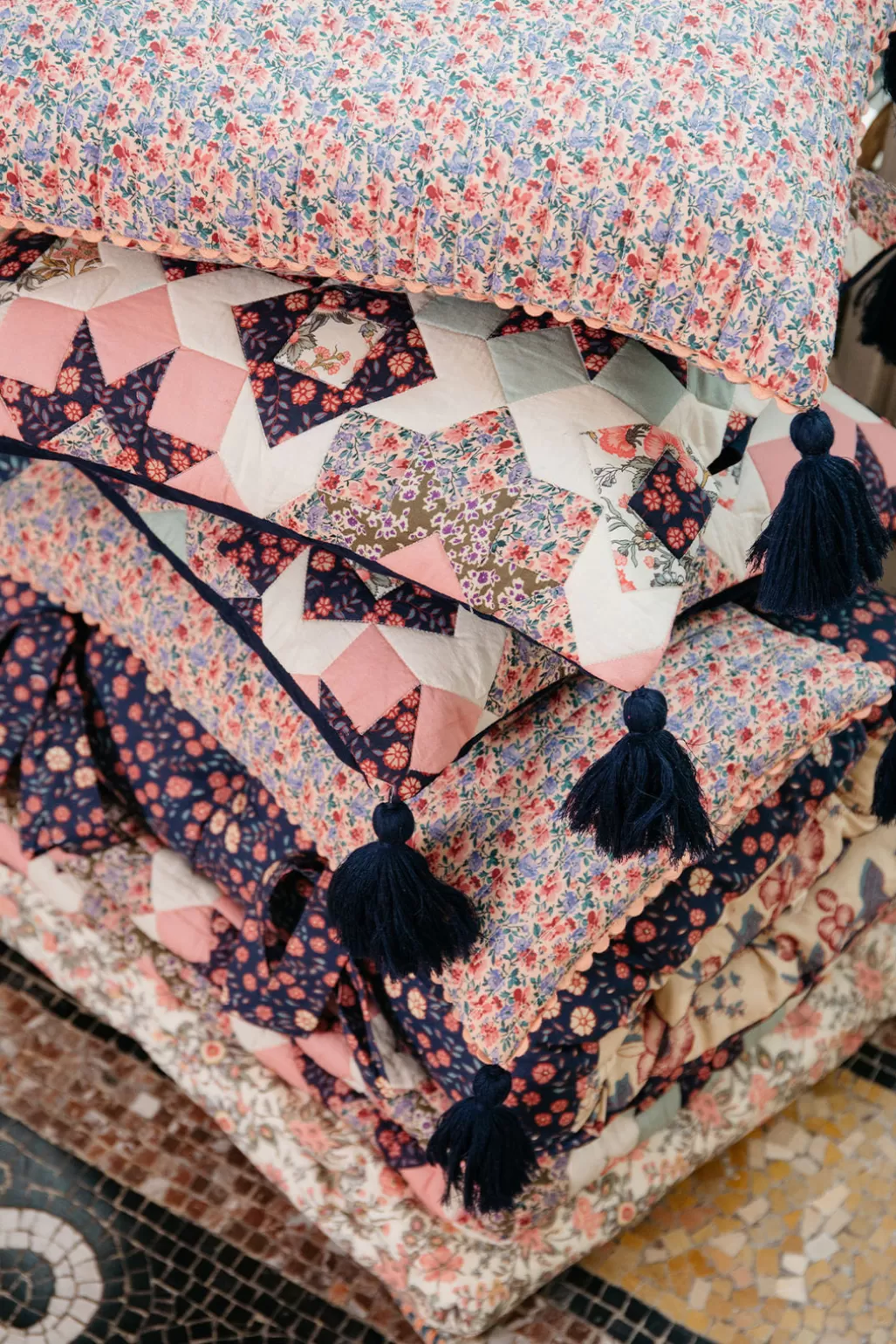 Louise Misha Housse De Coussin Jimo star patchwork Cheap