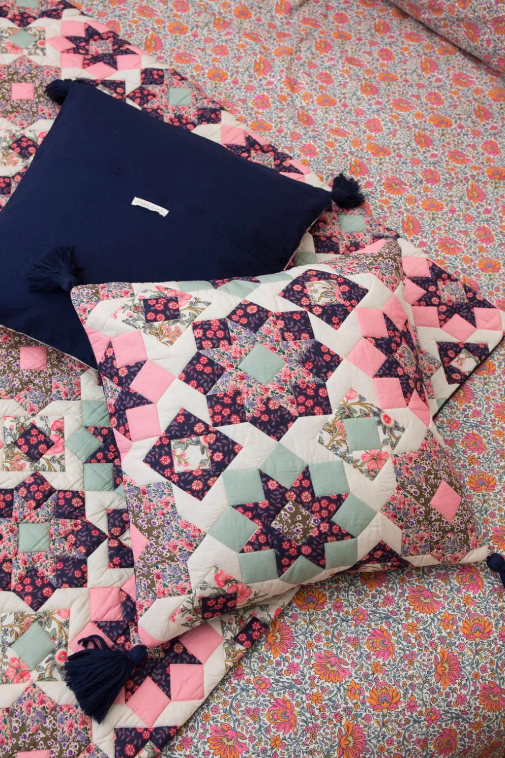 Louise Misha Housse De Coussin Jimo star patchwork Cheap