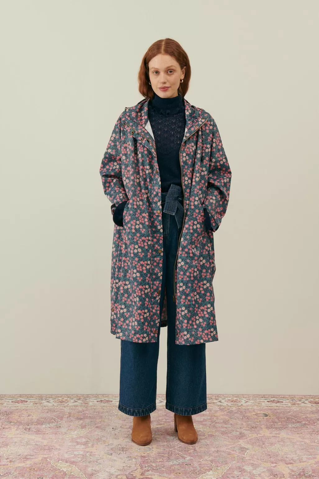 Louise Misha Imperméable Hydra Stoneblue Stargarden Best Sale