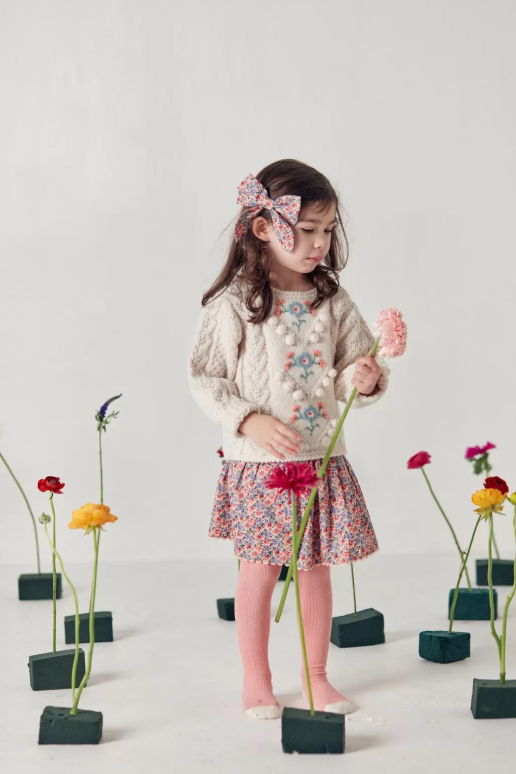 Louise Misha Jupe Cephee Blush Floral World Best