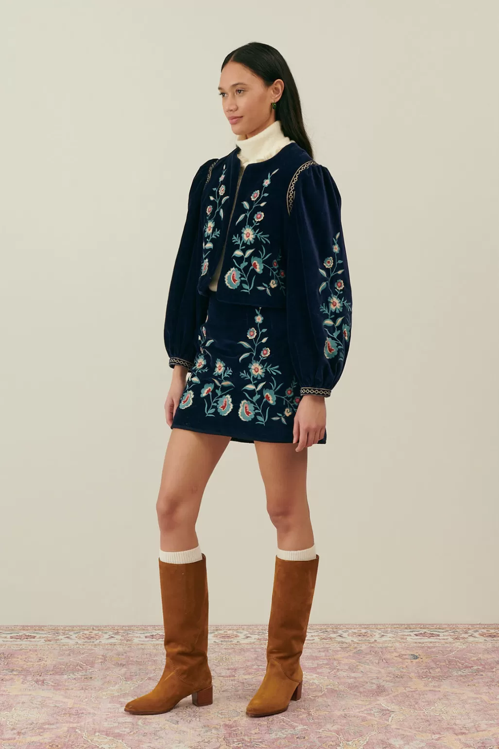 Louise Misha Jupe Mae Midnight New