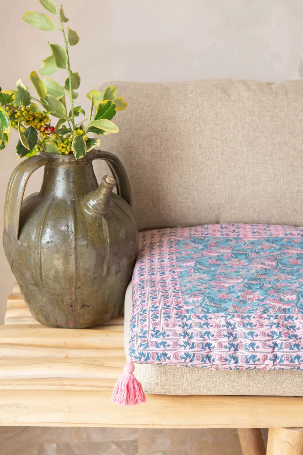 Louise Misha Matelas D'Assise Jamy Teal Garden Of Eden Best