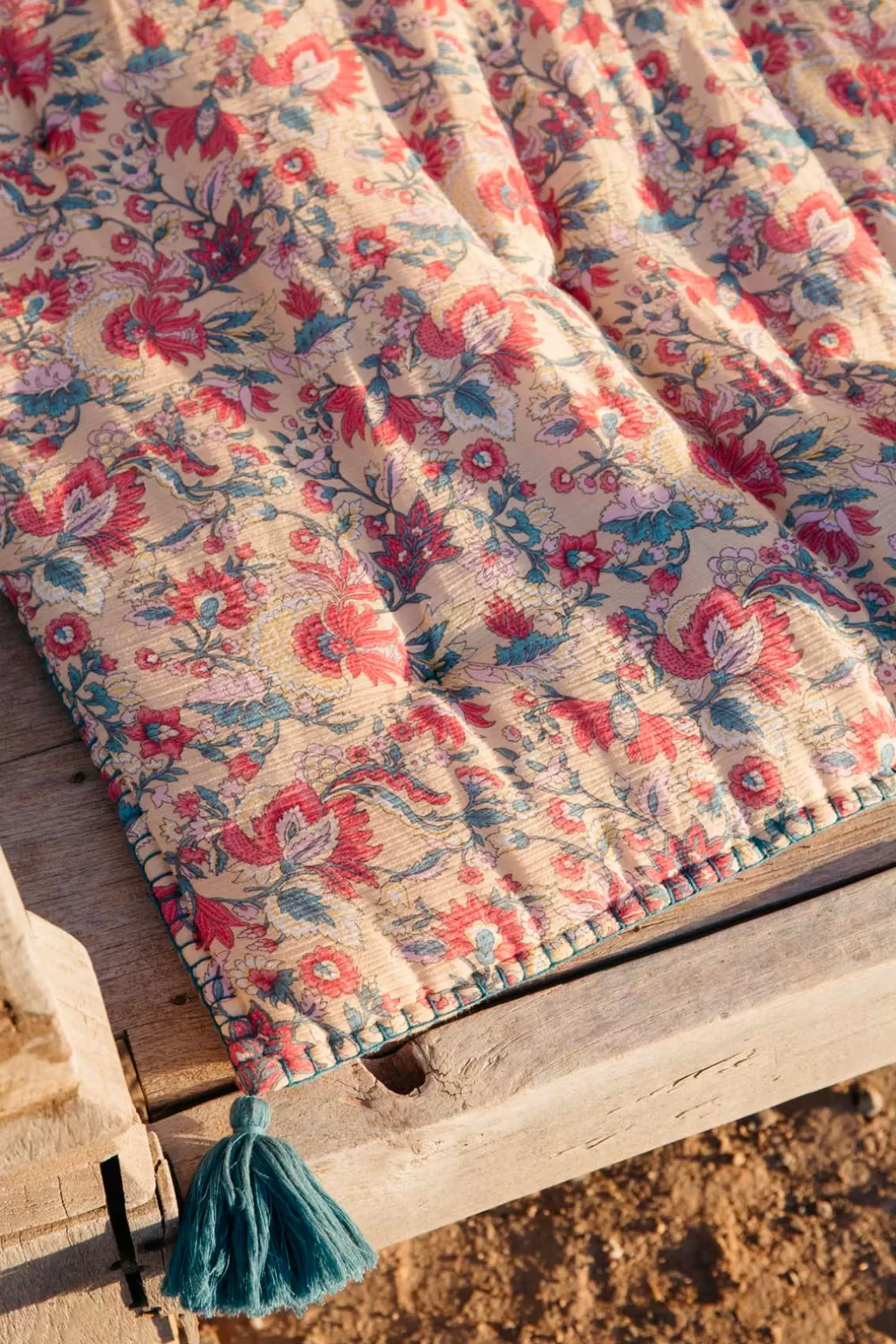 Louise Misha Matelas d'assise Jamy Fuchsia Road Cream G Sale