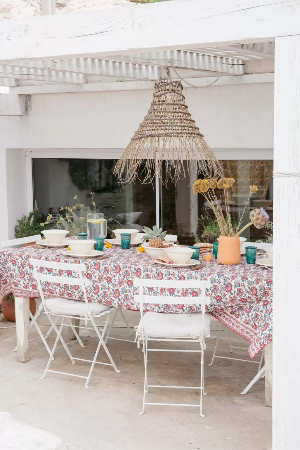 Louise Misha Nappe Carla Cream Indian Flowers Outlet