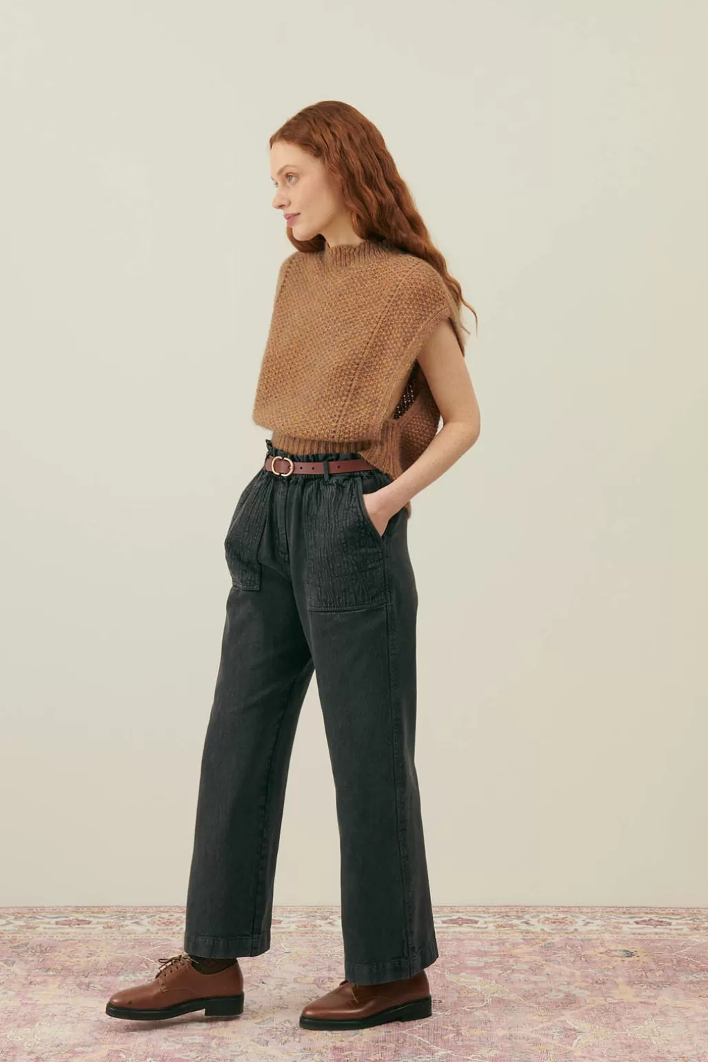 Louise Misha Pantalon Arlovie Charcoal Online