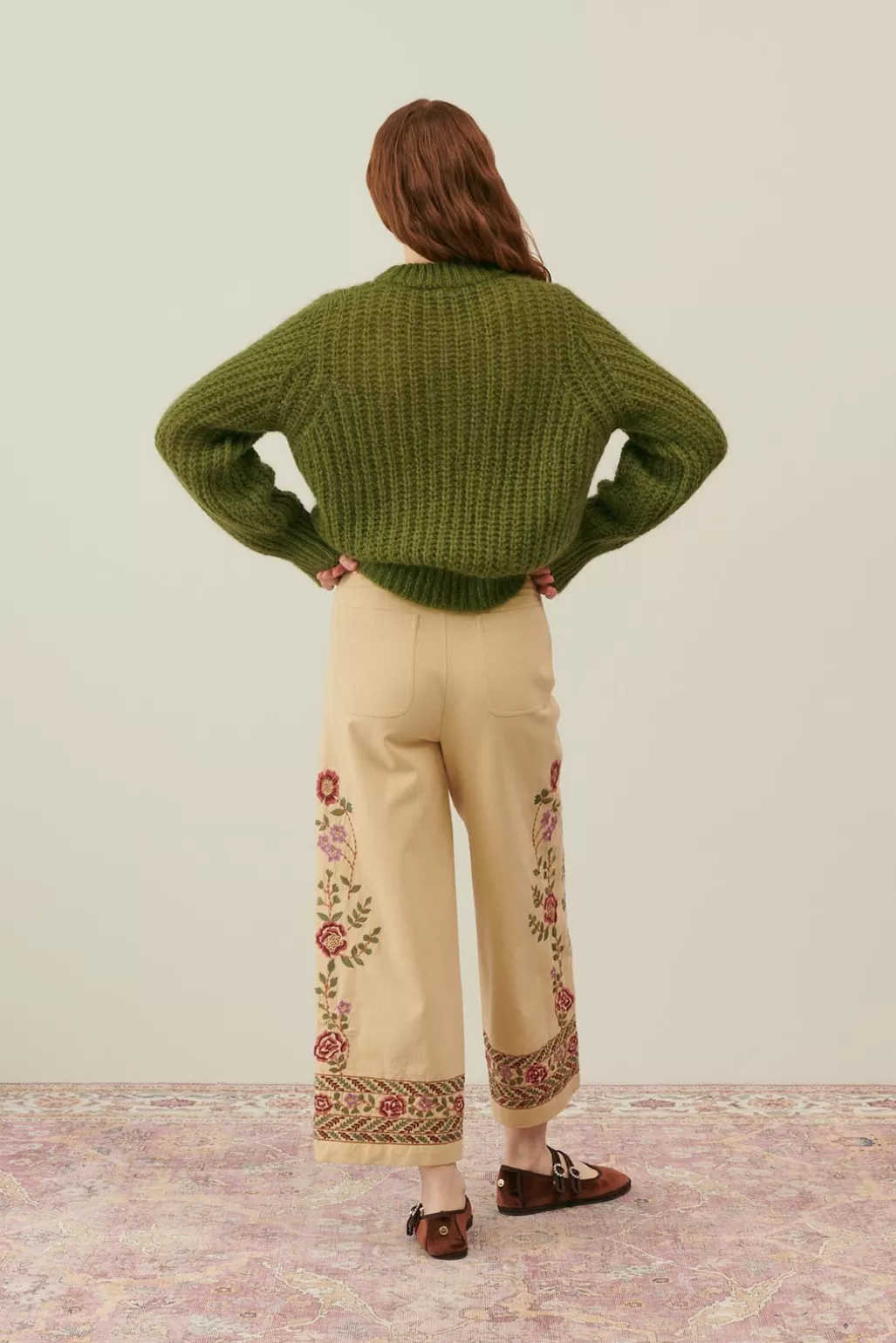 Louise Misha Pantalon Novina Biscuit Sale