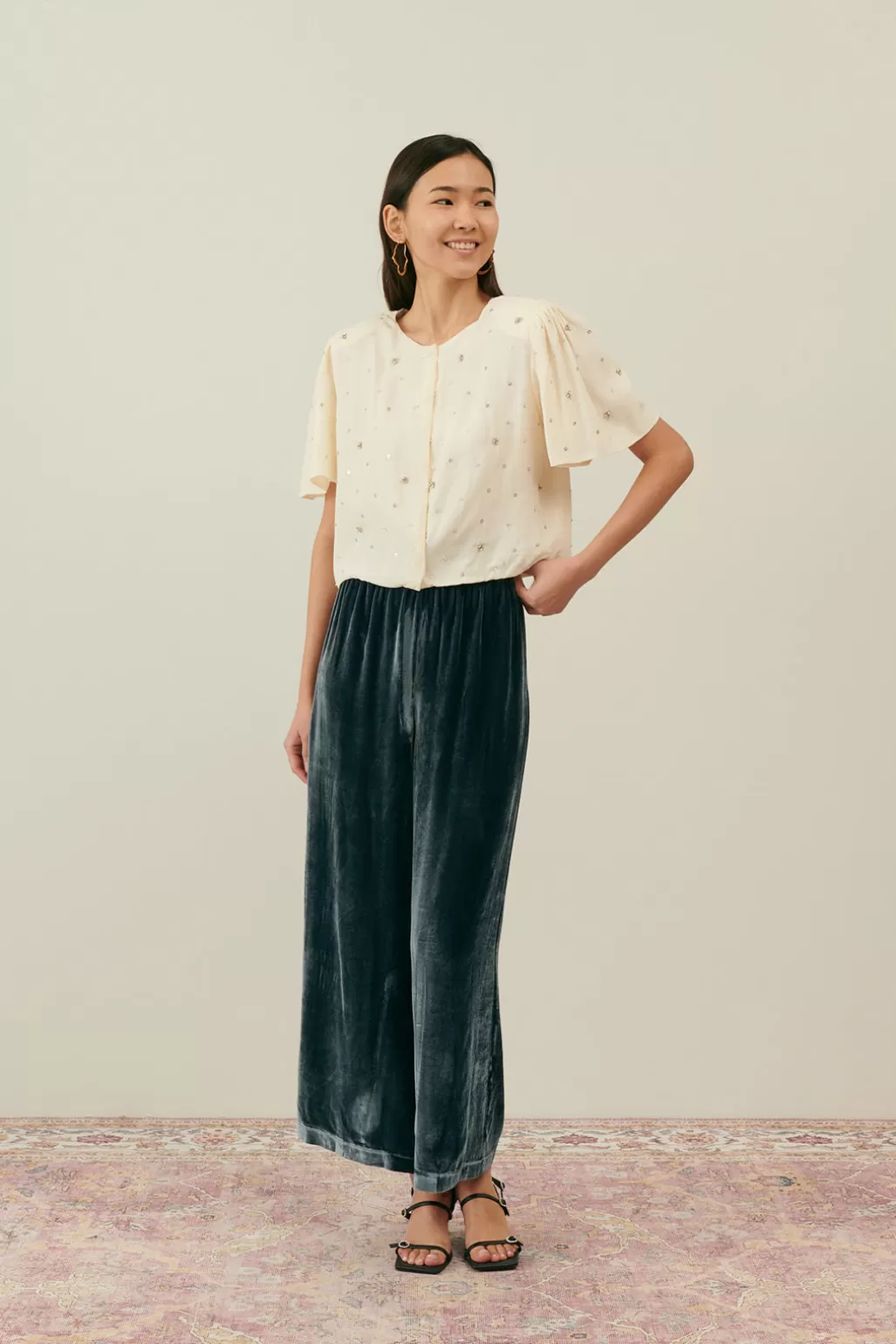Louise Misha Pantalon Olivia Midnight Best Sale