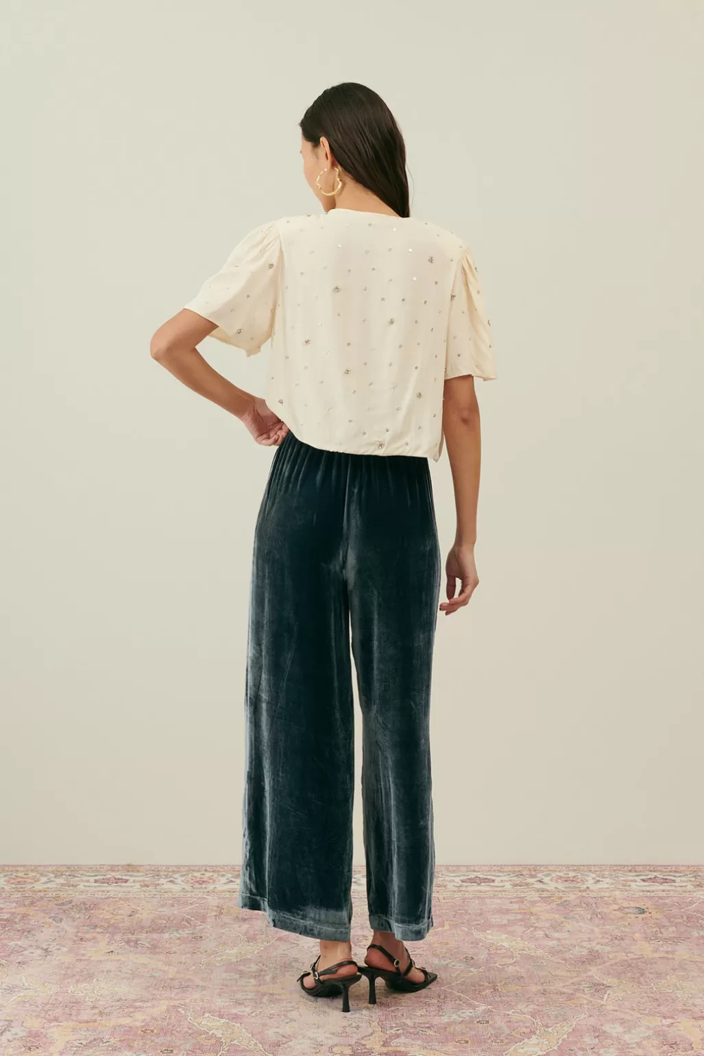 Louise Misha Pantalon Olivia Midnight Best Sale