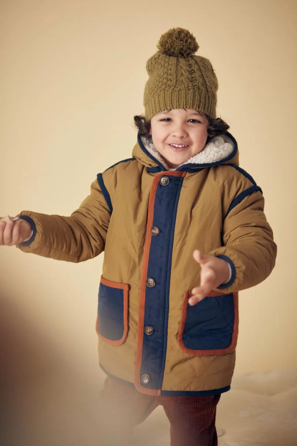 Louise Misha Parka Philemon Khaki Best Sale