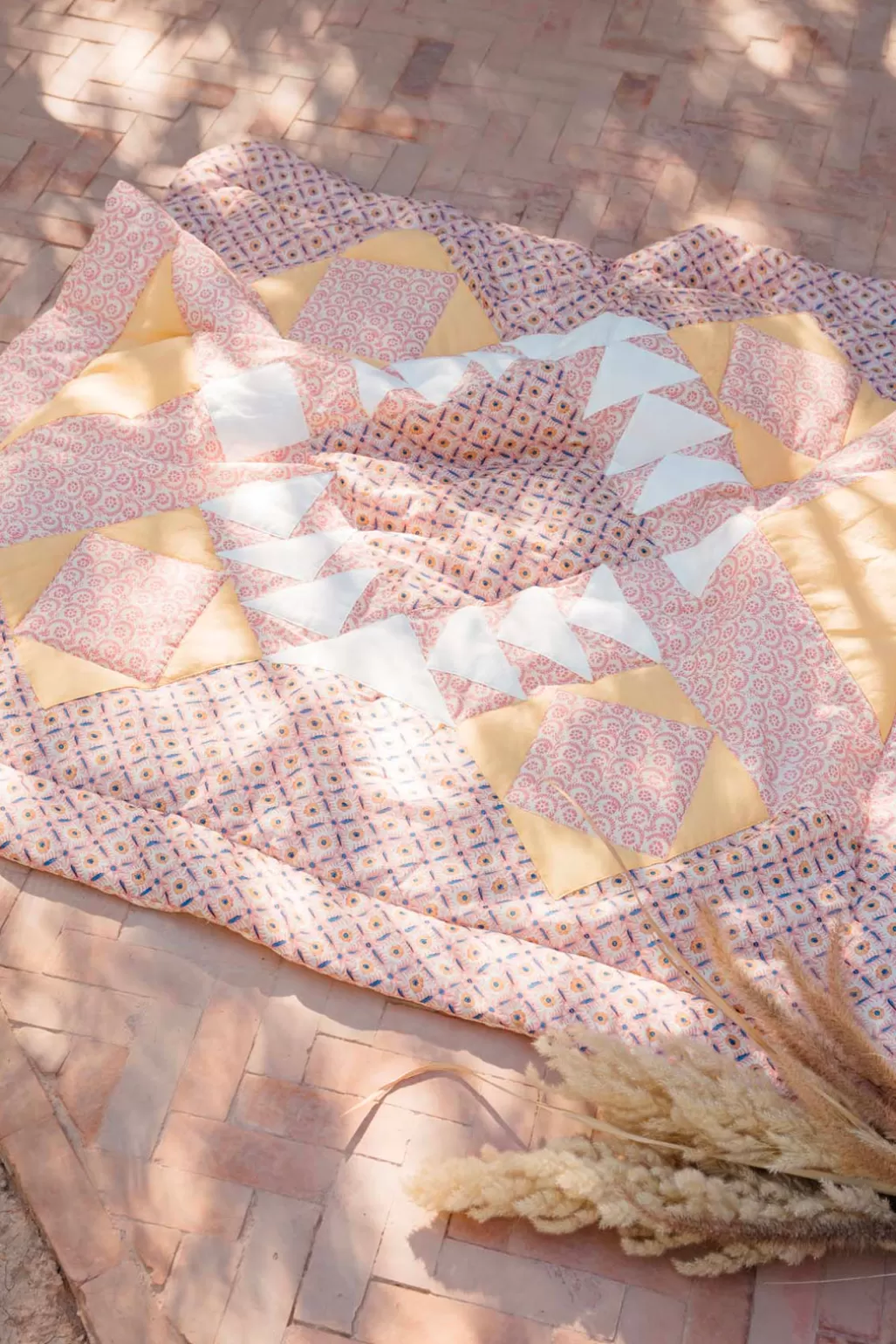 Louise Misha Plaid Aneka Pink Patchwork Outlet