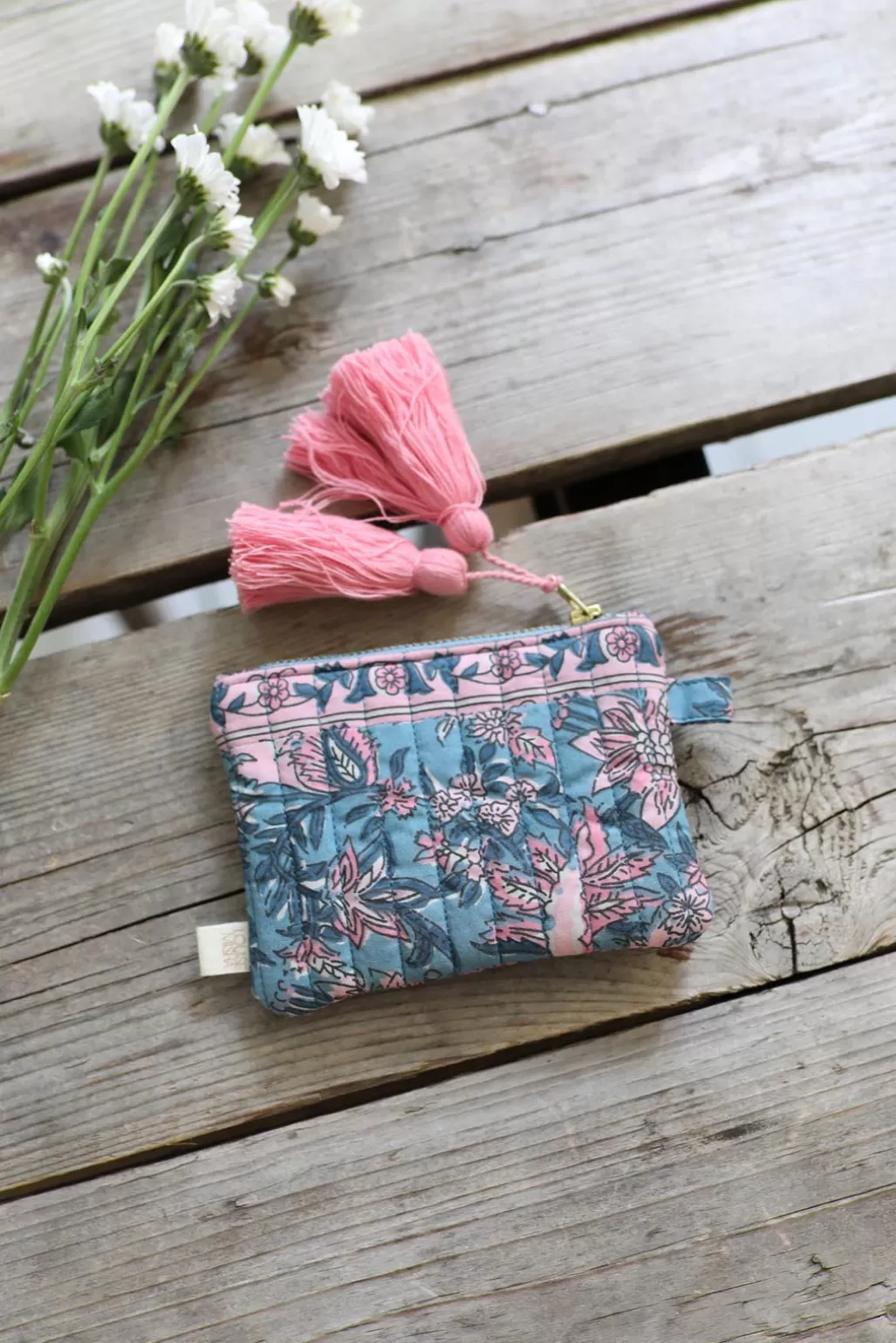 Louise Misha Pochette Lois Teal Garden Of Eden Fashion
