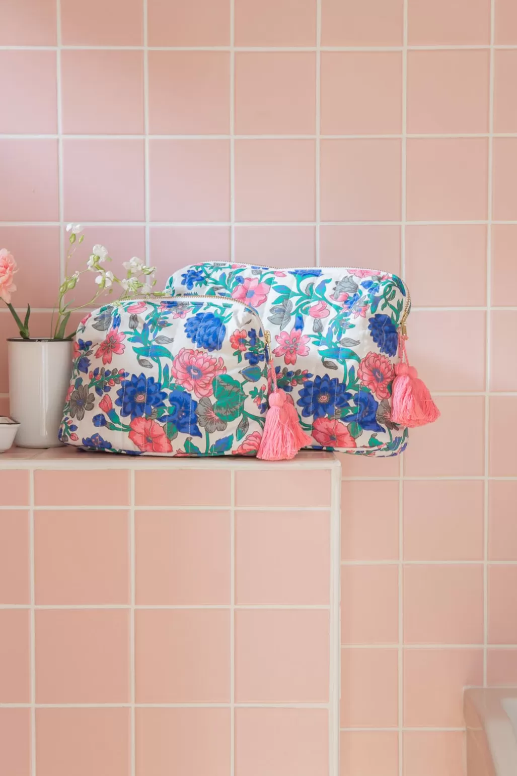 Louise Misha Pochette Teiki Blue Summer Meadow Outlet