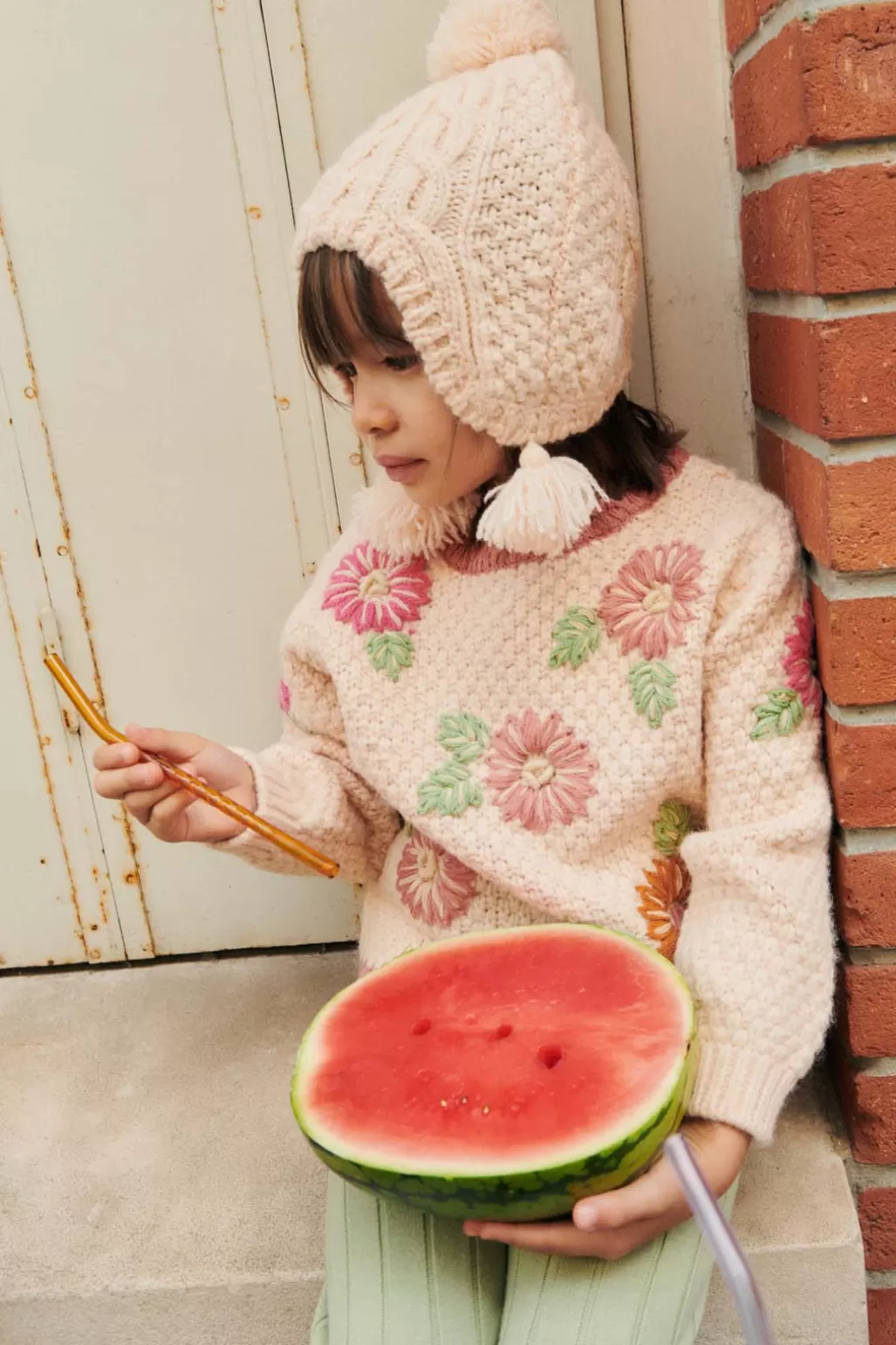 Louise Misha Pull Acia Blush Fashion