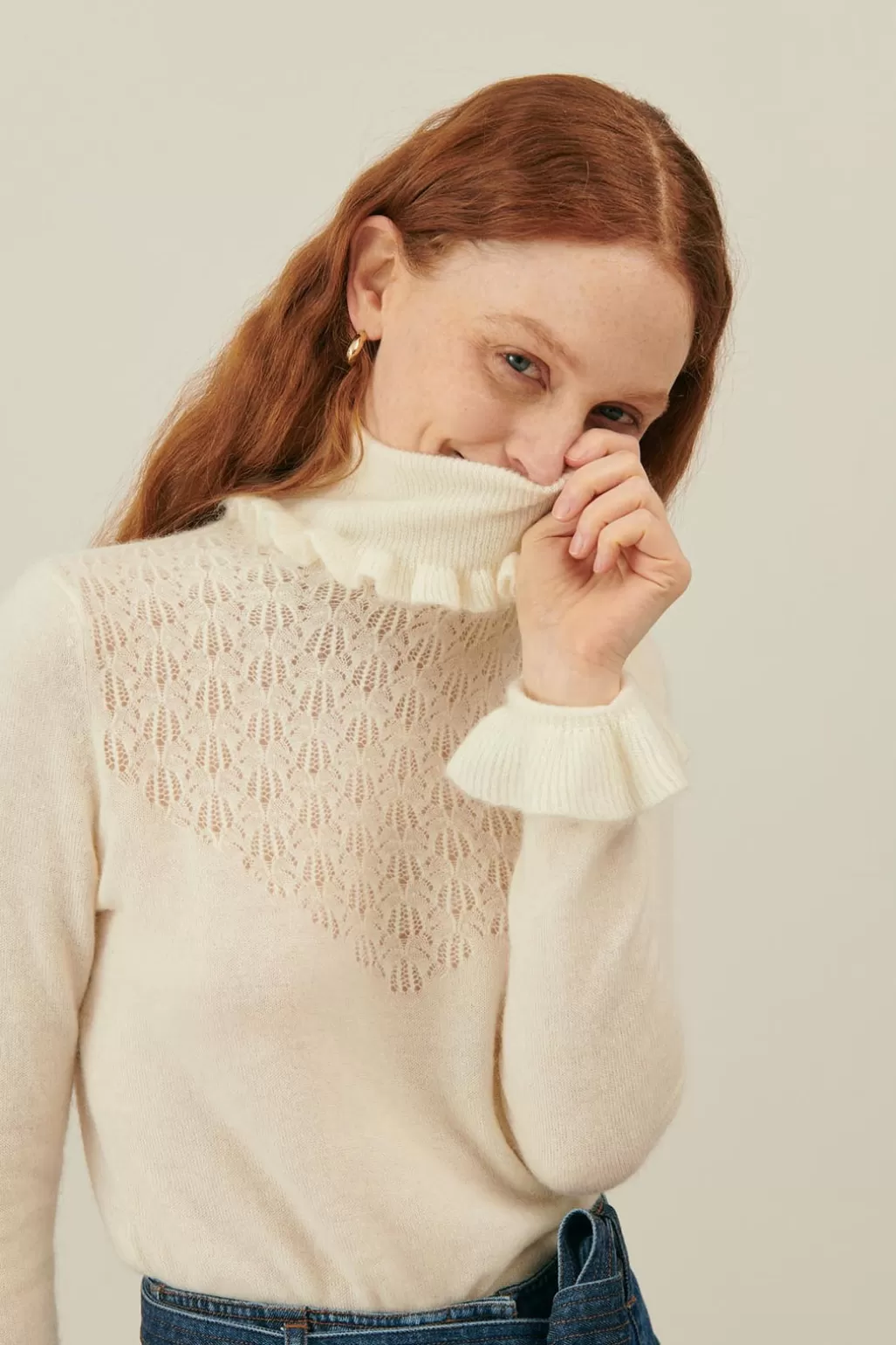 Louise Misha Pull Saresta Cream Online