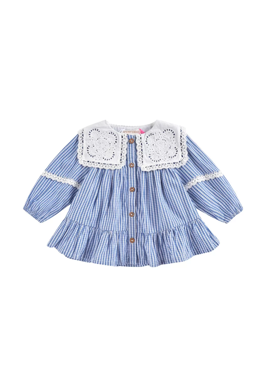 Louise Misha Robe Arinola Blue Sonnet Vichy Fashion