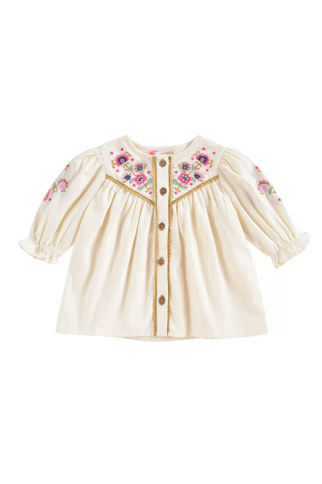 Louise Misha Robe Floriane Cream Flash Sale