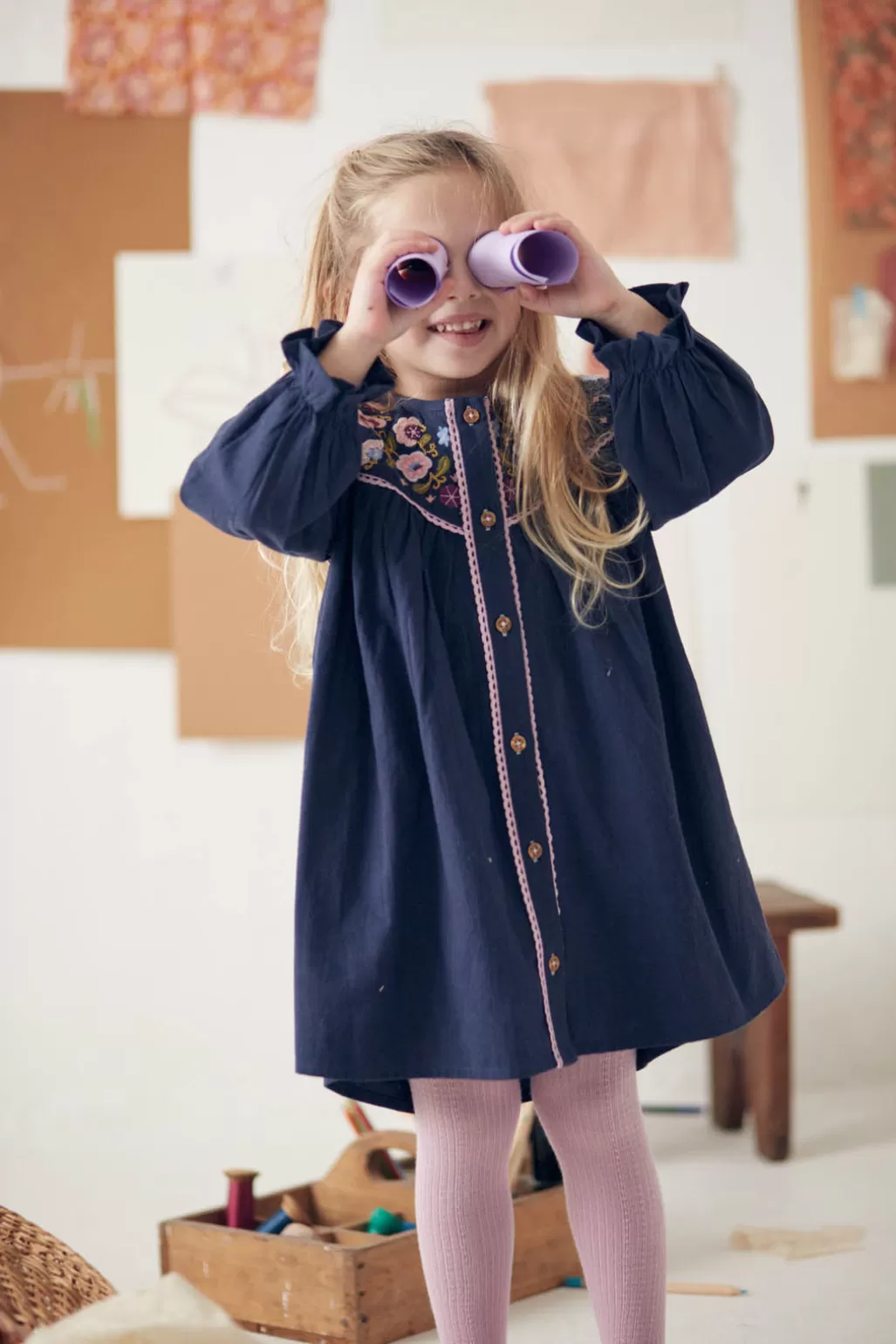 Louise Misha Robe Floriane Midnight Flash Sale