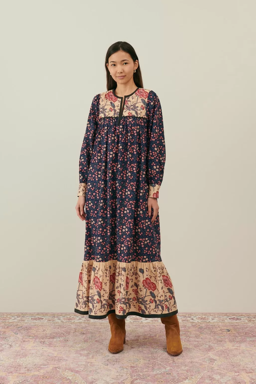 Louise Misha Robe Gypsiane Midstargar-cream Pop Hot